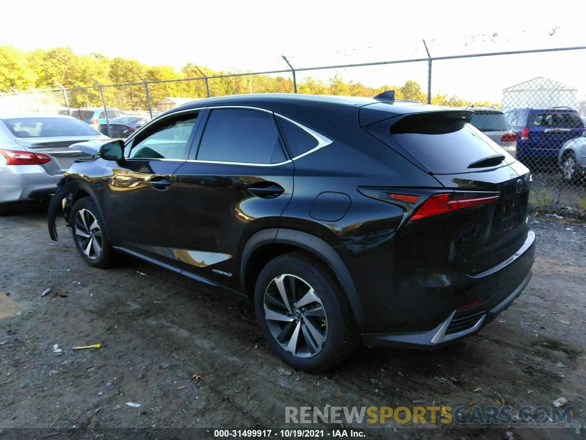 3 Photograph of a damaged car JTJGJRDZ6L2129228 LEXUS NX 2020