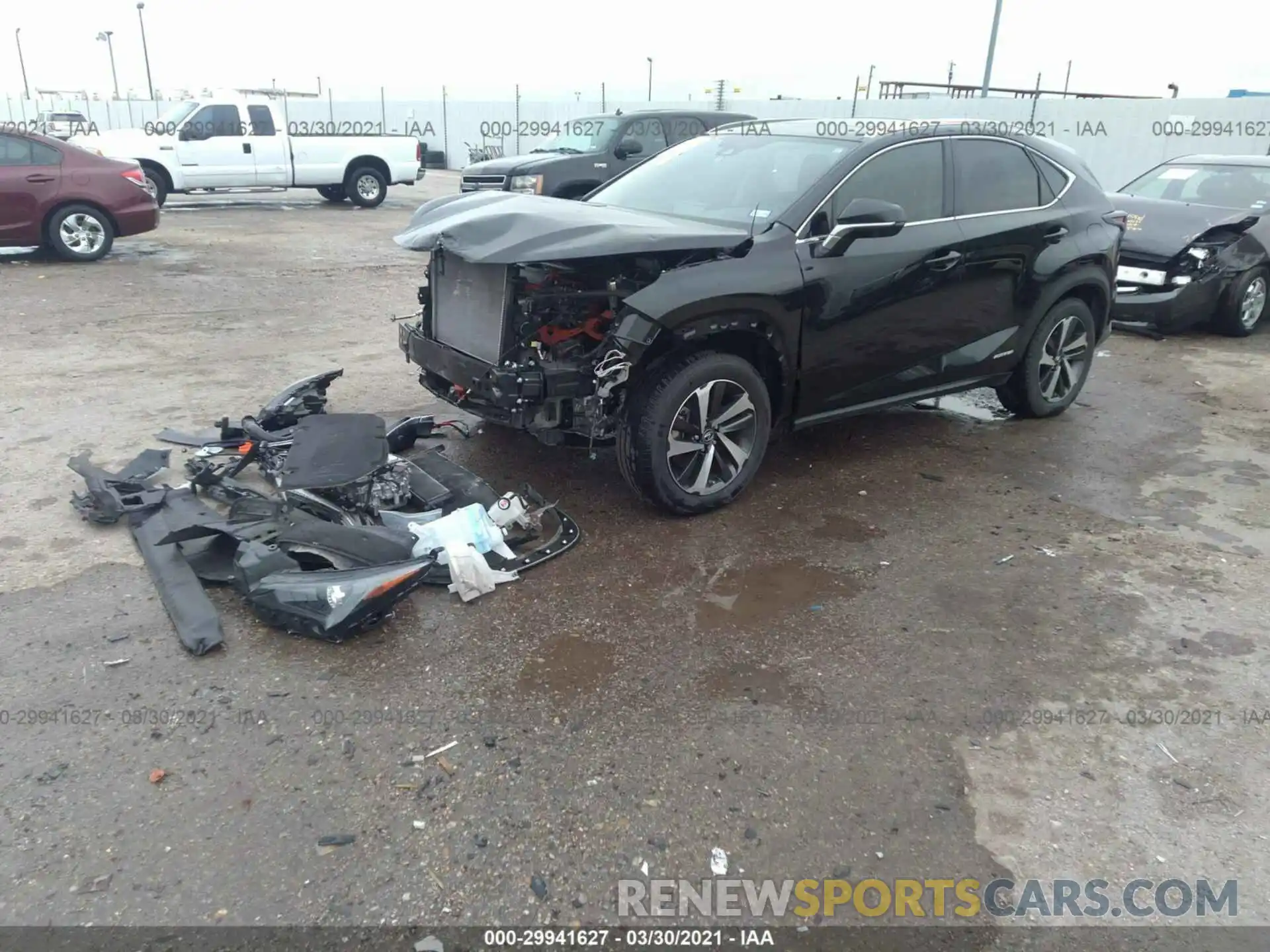 2 Photograph of a damaged car JTJGJRDZ6L2133389 LEXUS NX 2020