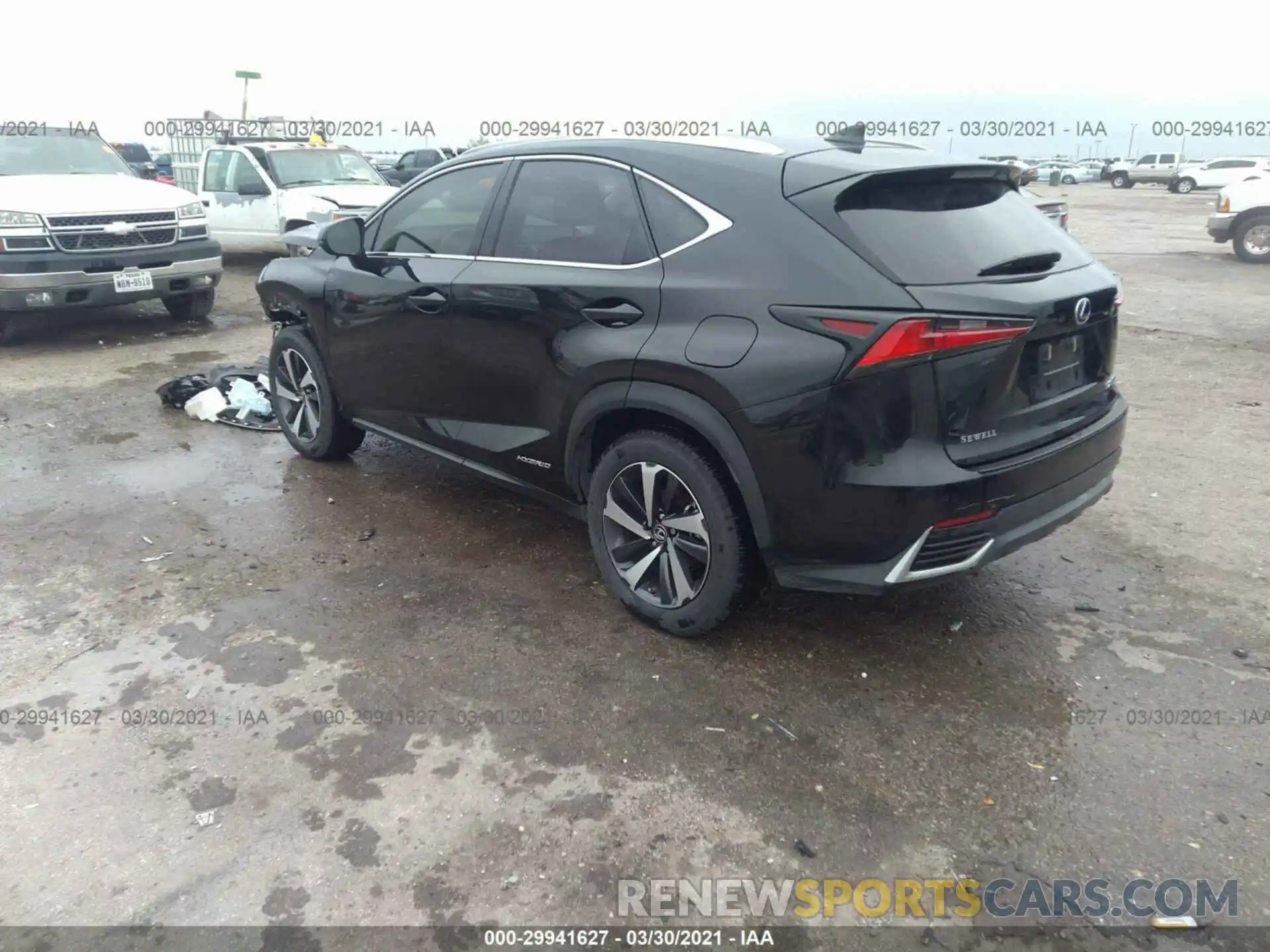 3 Фотография поврежденного автомобиля JTJGJRDZ6L2133389 LEXUS NX 2020