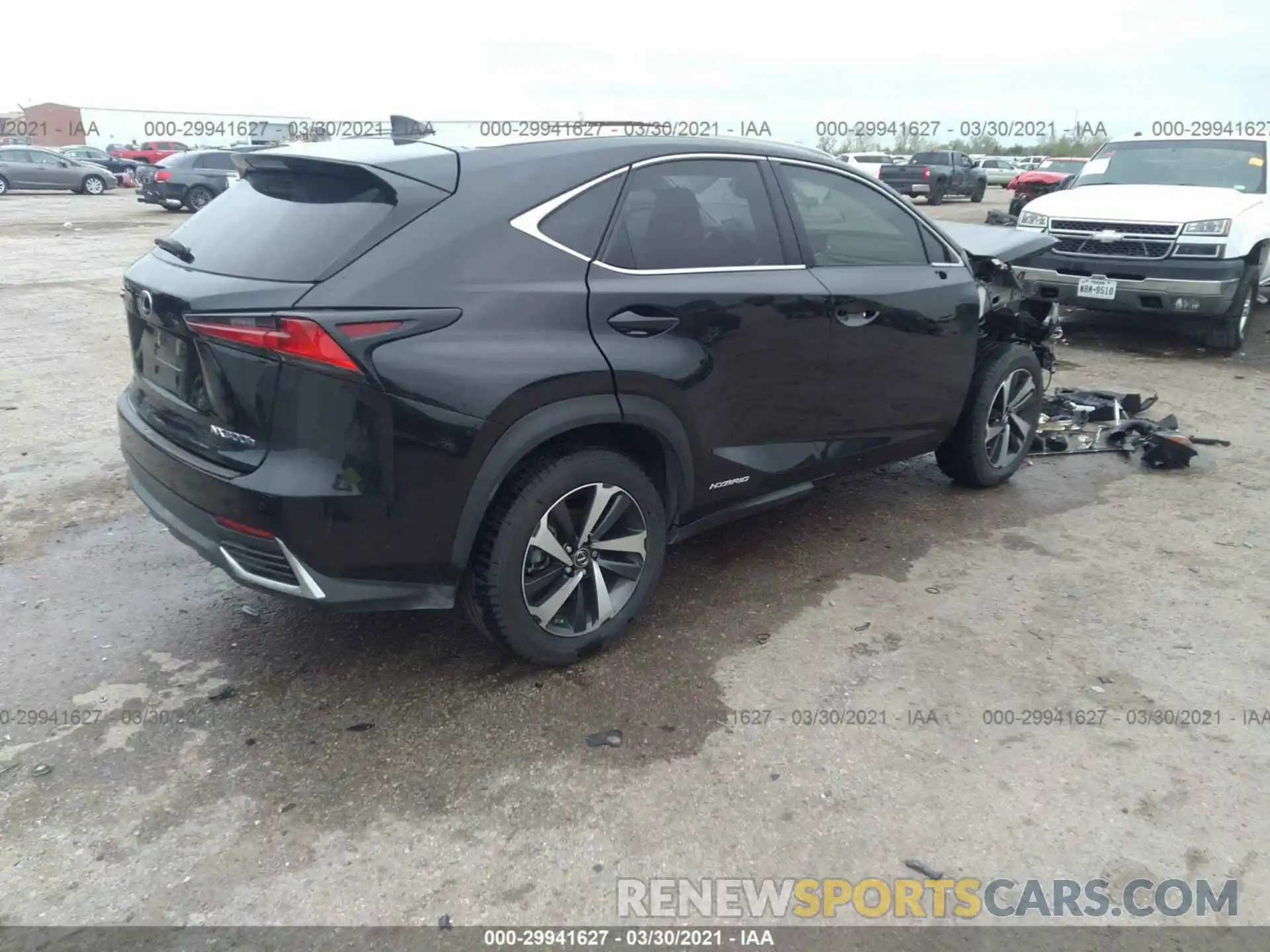 4 Фотография поврежденного автомобиля JTJGJRDZ6L2133389 LEXUS NX 2020