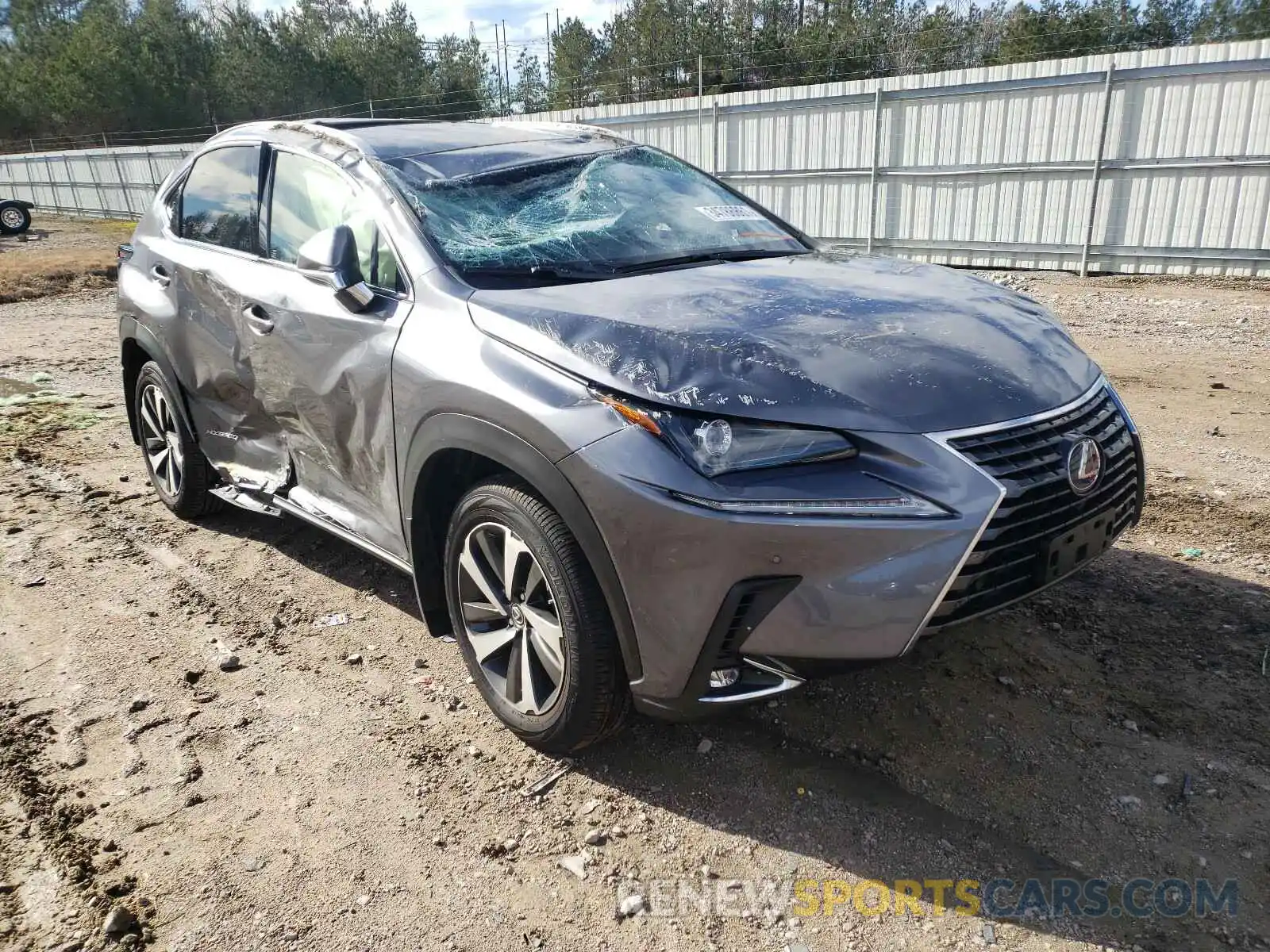 1 Photograph of a damaged car JTJGJRDZ6L2133506 LEXUS NX 2020