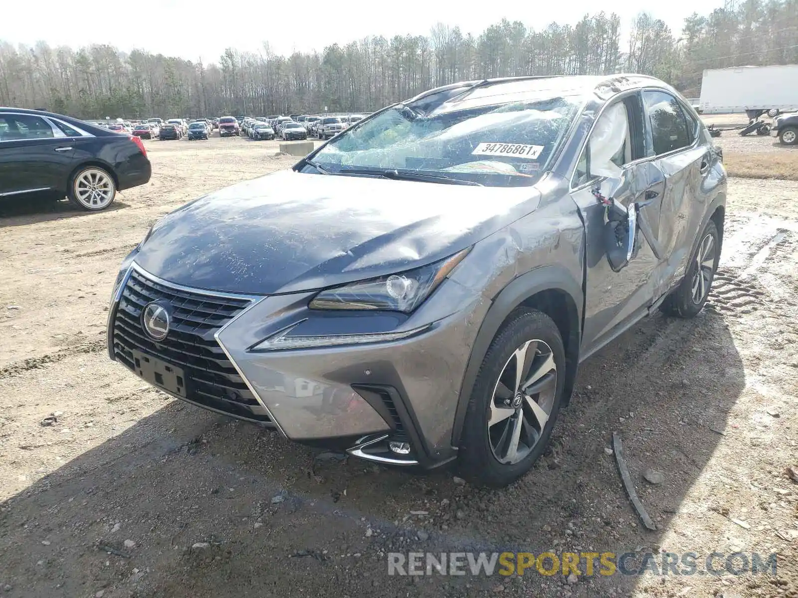 2 Фотография поврежденного автомобиля JTJGJRDZ6L2133506 LEXUS NX 2020