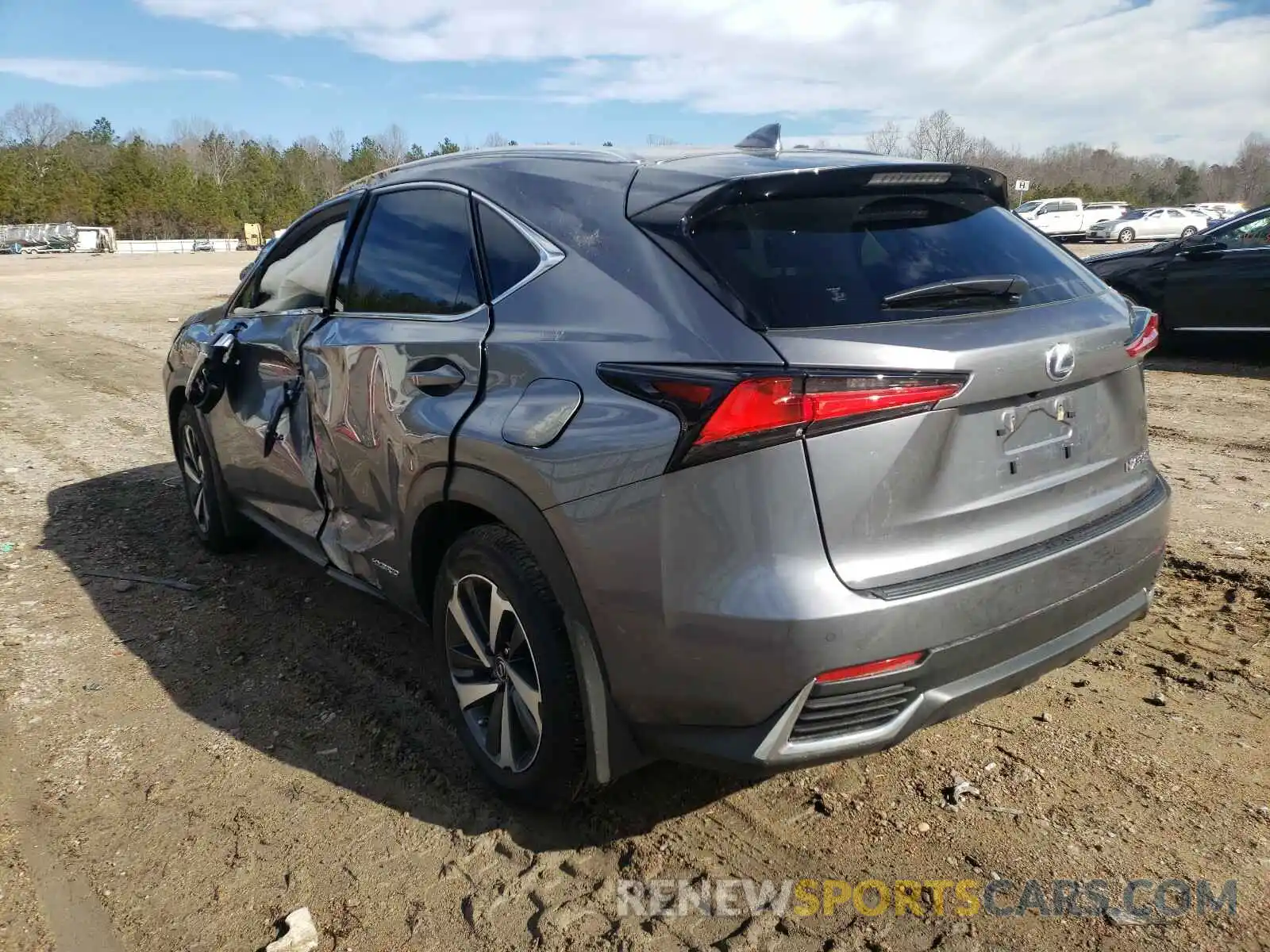 3 Фотография поврежденного автомобиля JTJGJRDZ6L2133506 LEXUS NX 2020