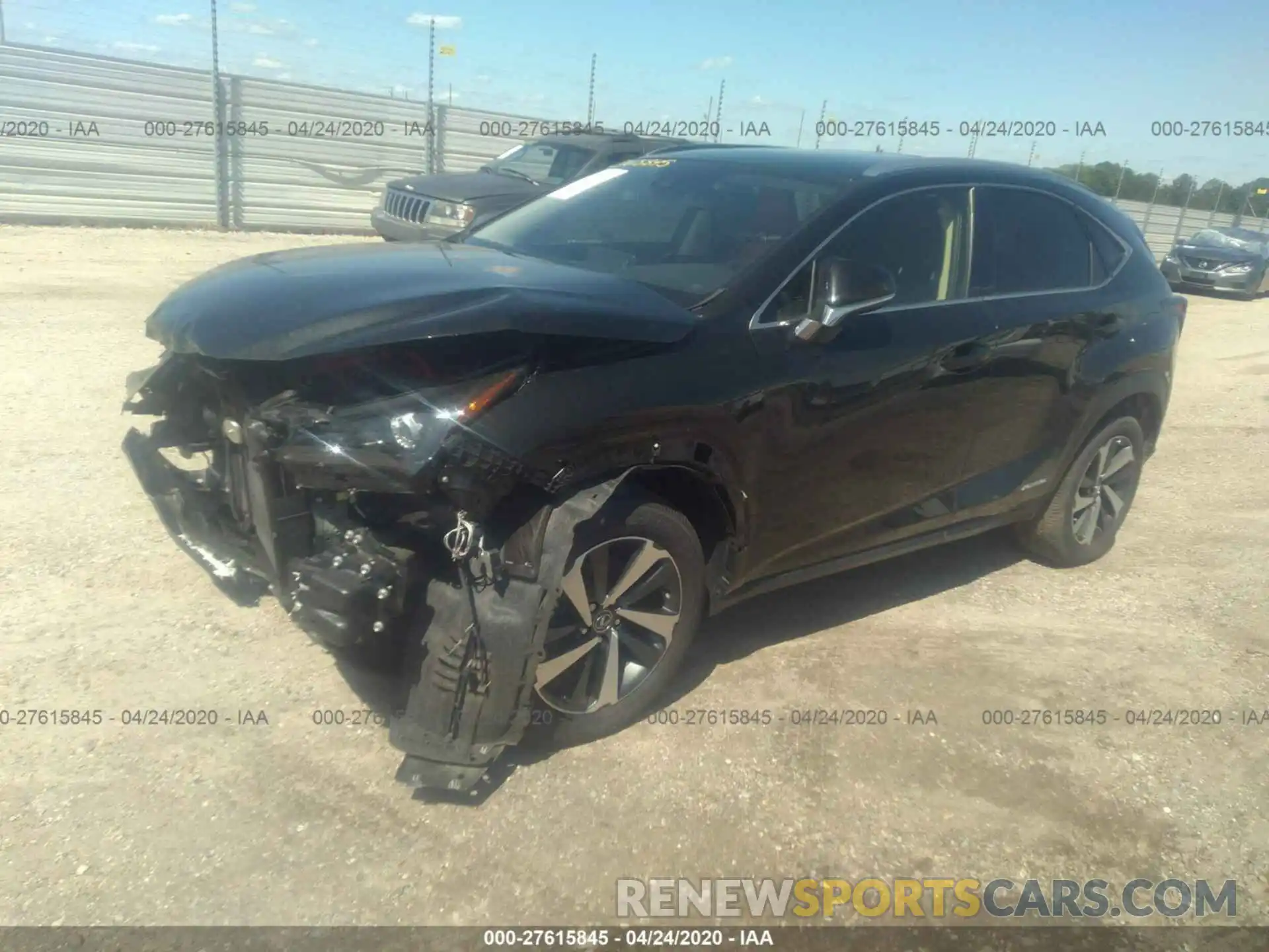 2 Photograph of a damaged car JTJGJRDZ6L5001960 LEXUS NX 2020