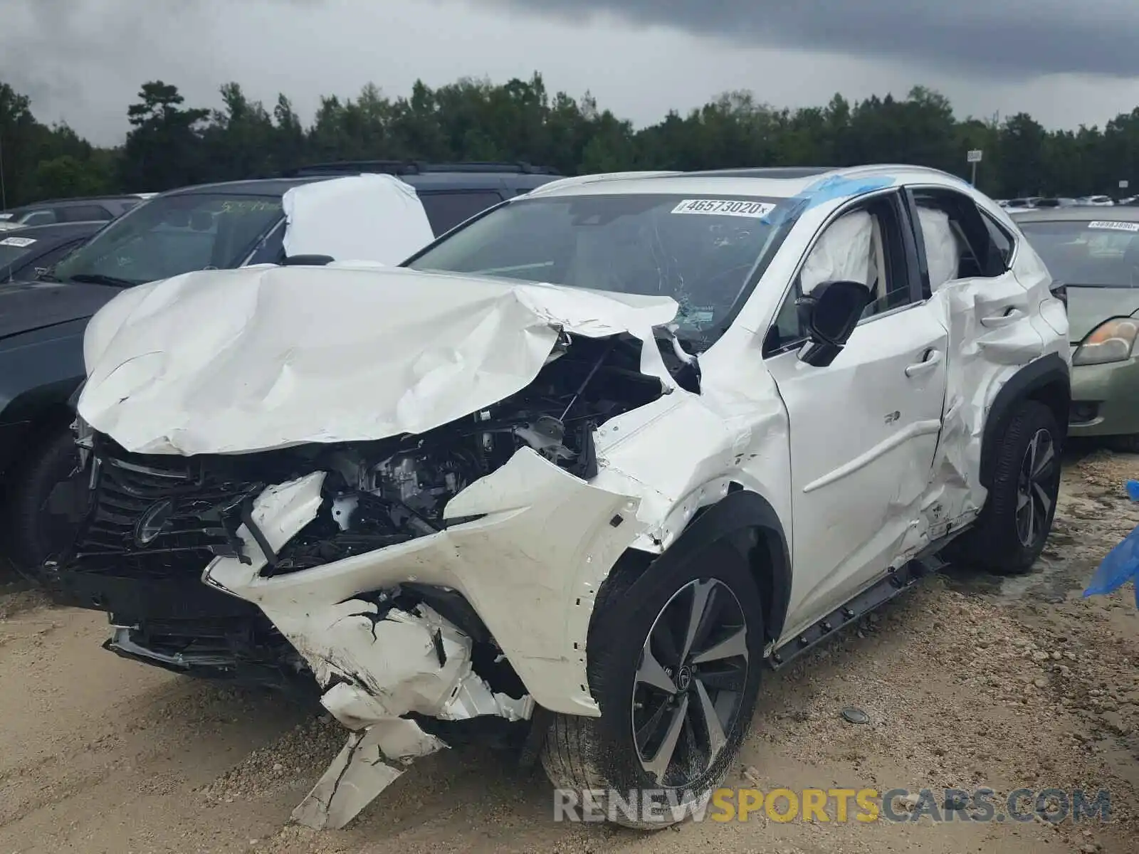 2 Photograph of a damaged car JTJGJRDZ6L5004972 LEXUS NX 2020