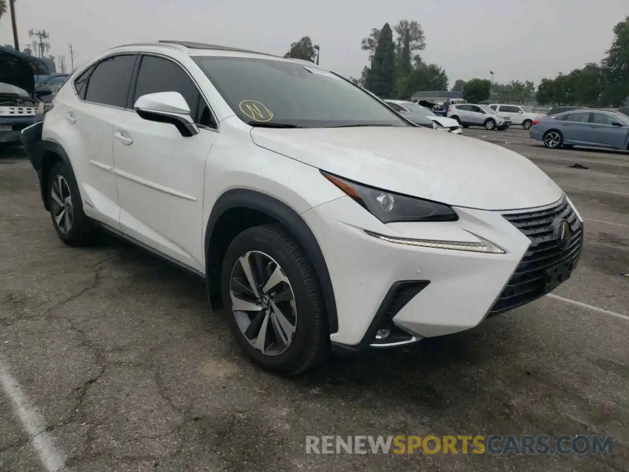 1 Photograph of a damaged car JTJGJRDZ6L5005961 LEXUS NX 2020