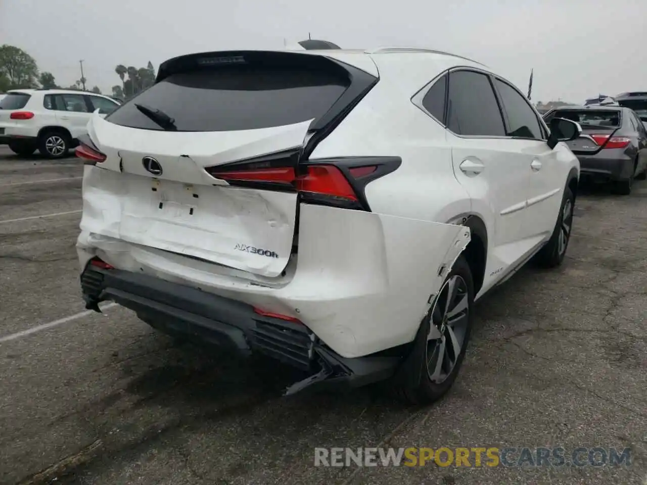 4 Photograph of a damaged car JTJGJRDZ6L5005961 LEXUS NX 2020