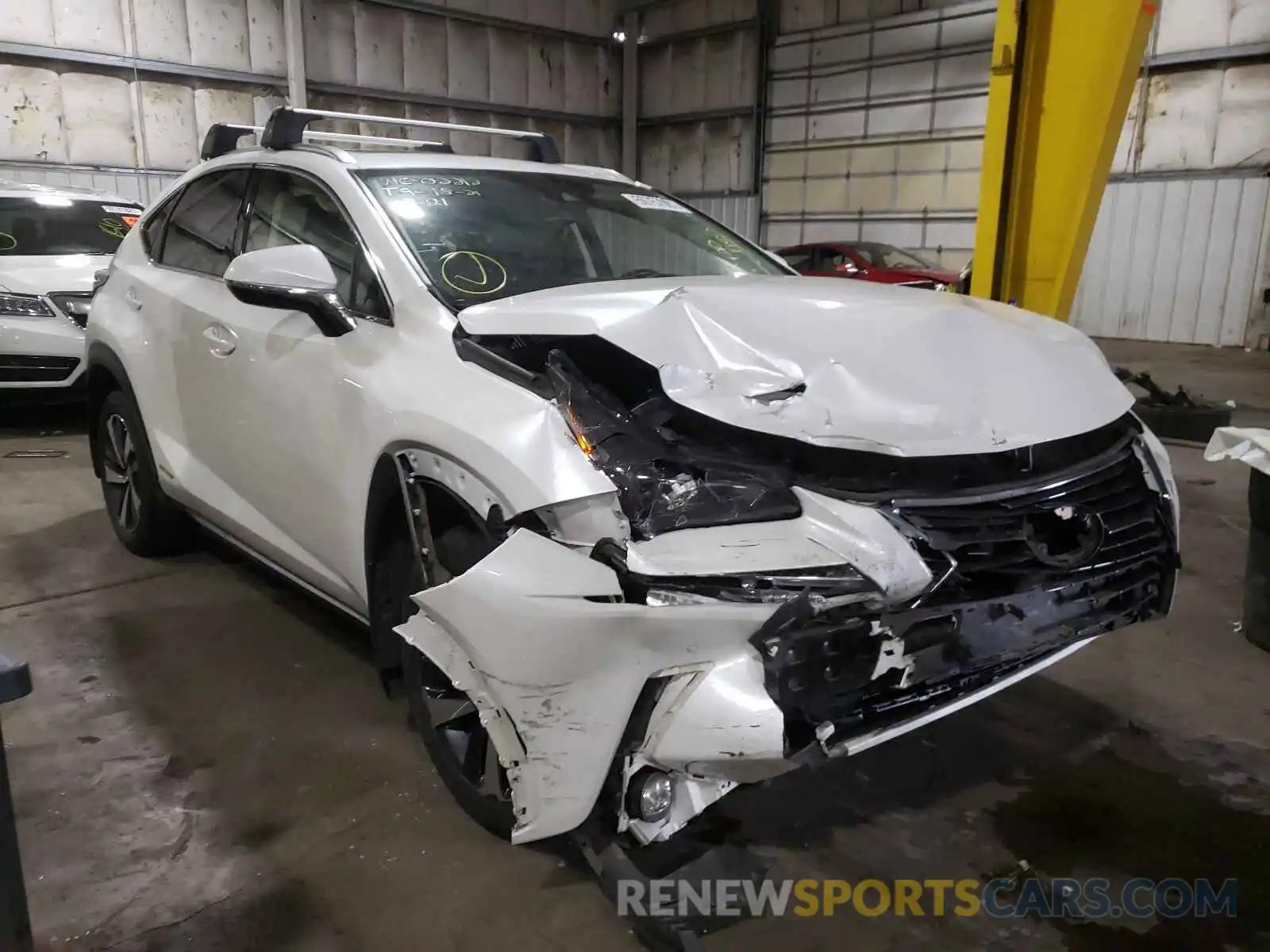 1 Photograph of a damaged car JTJGJRDZ6L5009508 LEXUS NX 2020