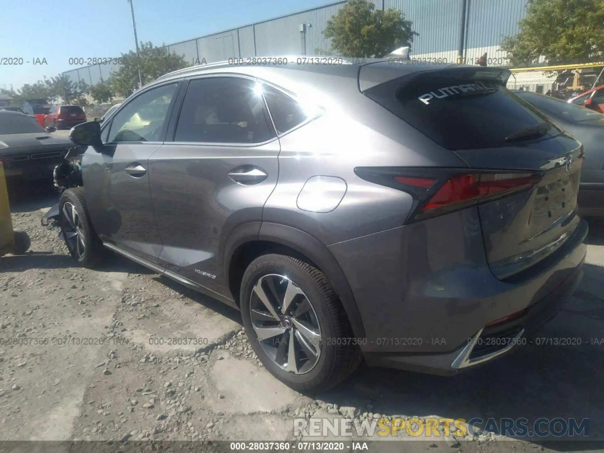 3 Фотография поврежденного автомобиля JTJGJRDZ7L2126161 LEXUS NX 2020