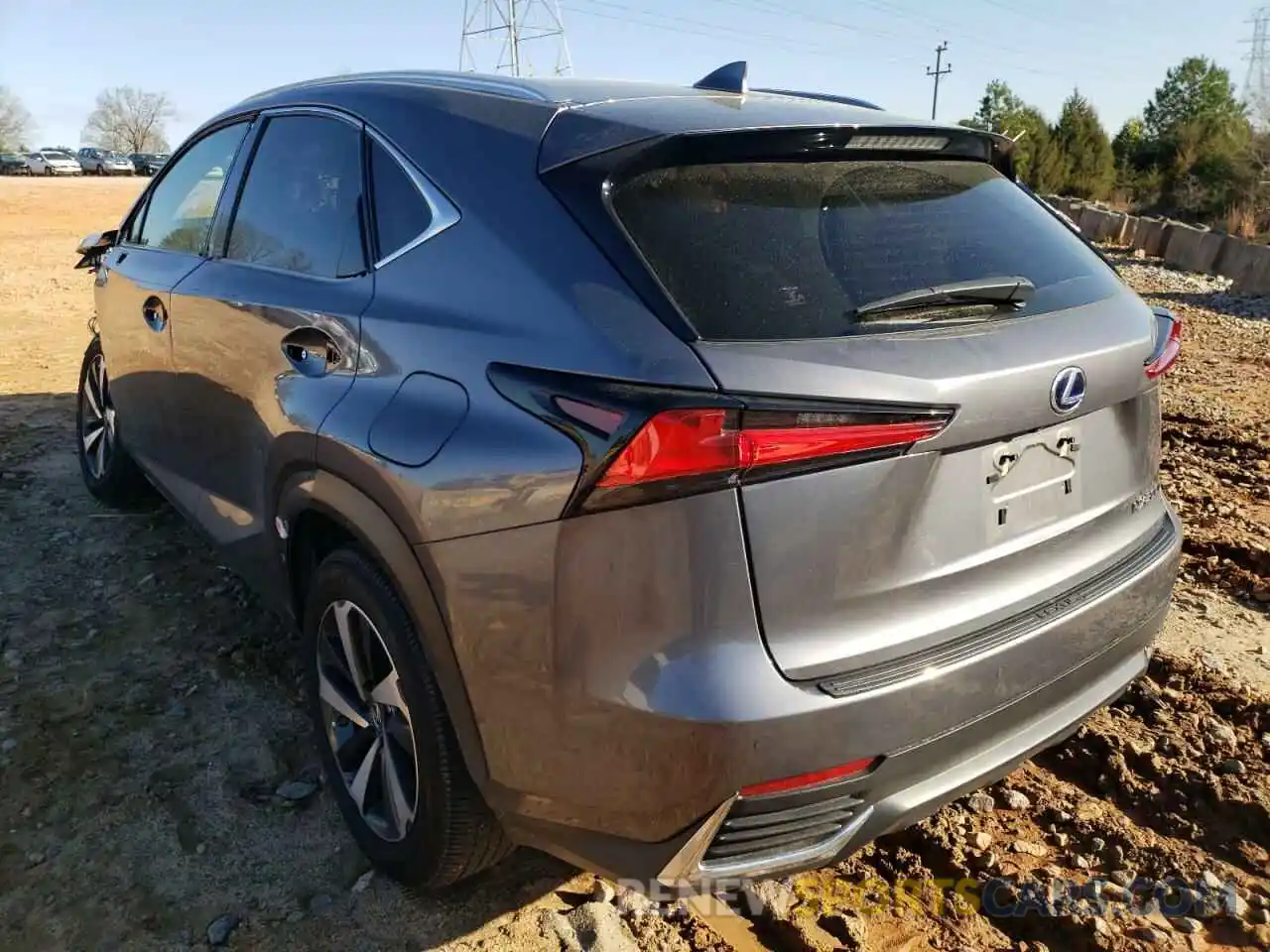 3 Фотография поврежденного автомобиля JTJGJRDZ7L2135622 LEXUS NX 2020