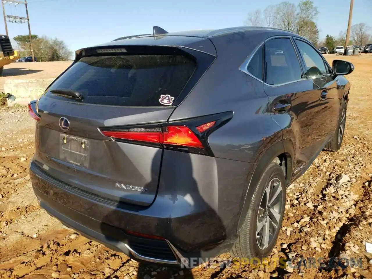 4 Photograph of a damaged car JTJGJRDZ7L2135622 LEXUS NX 2020