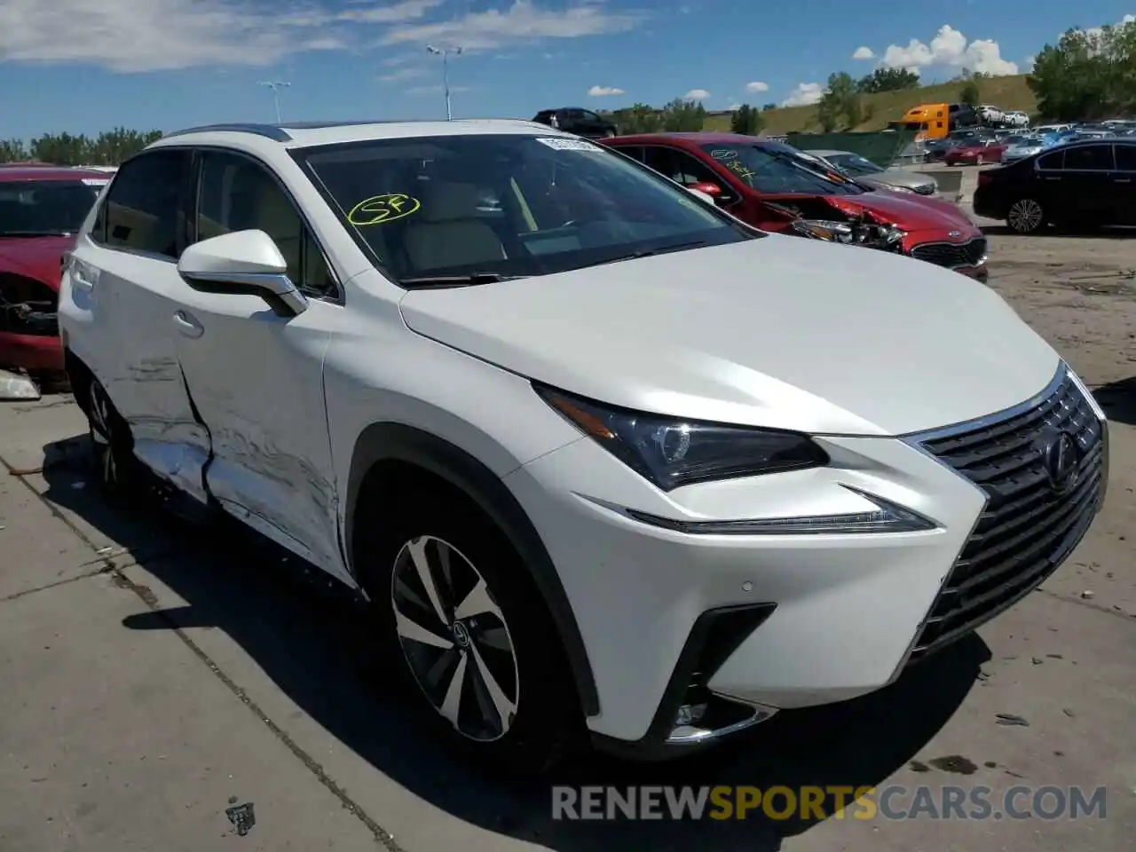 1 Photograph of a damaged car JTJGJRDZ7L5000218 LEXUS NX 2020