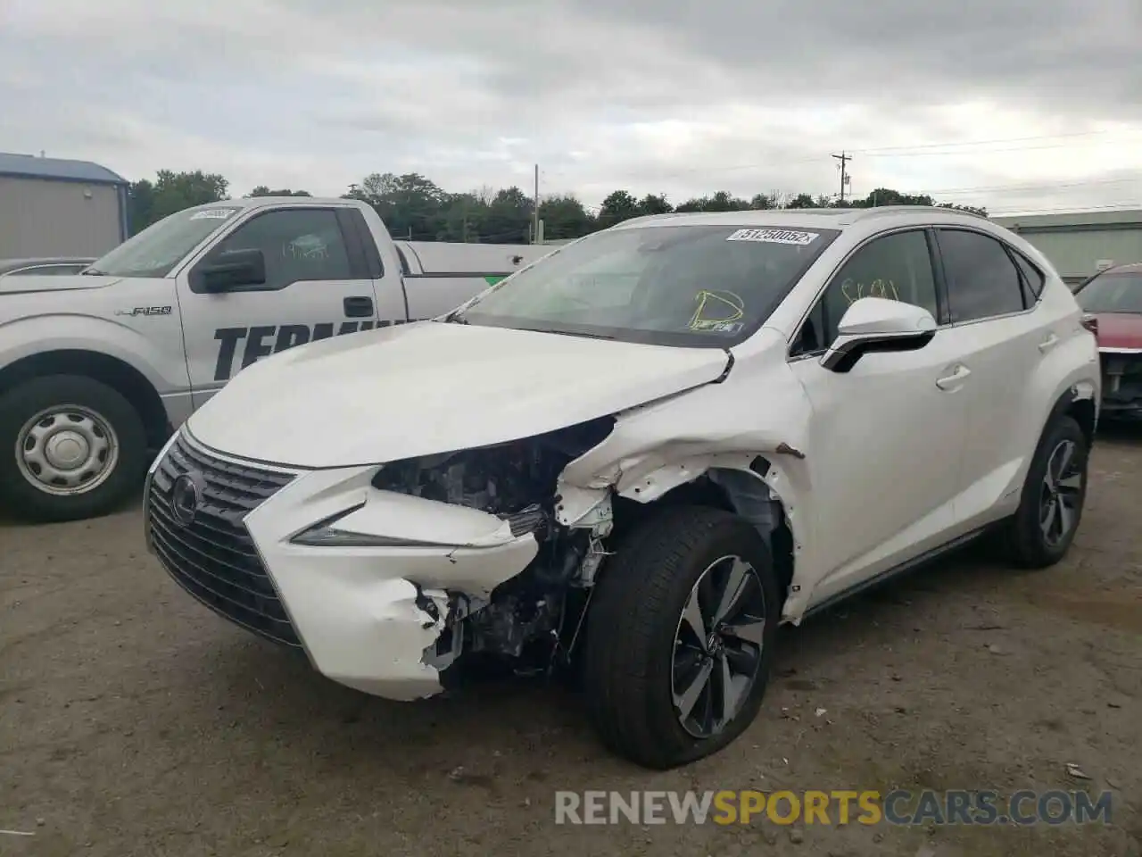 2 Photograph of a damaged car JTJGJRDZ7L5001613 LEXUS NX 2020