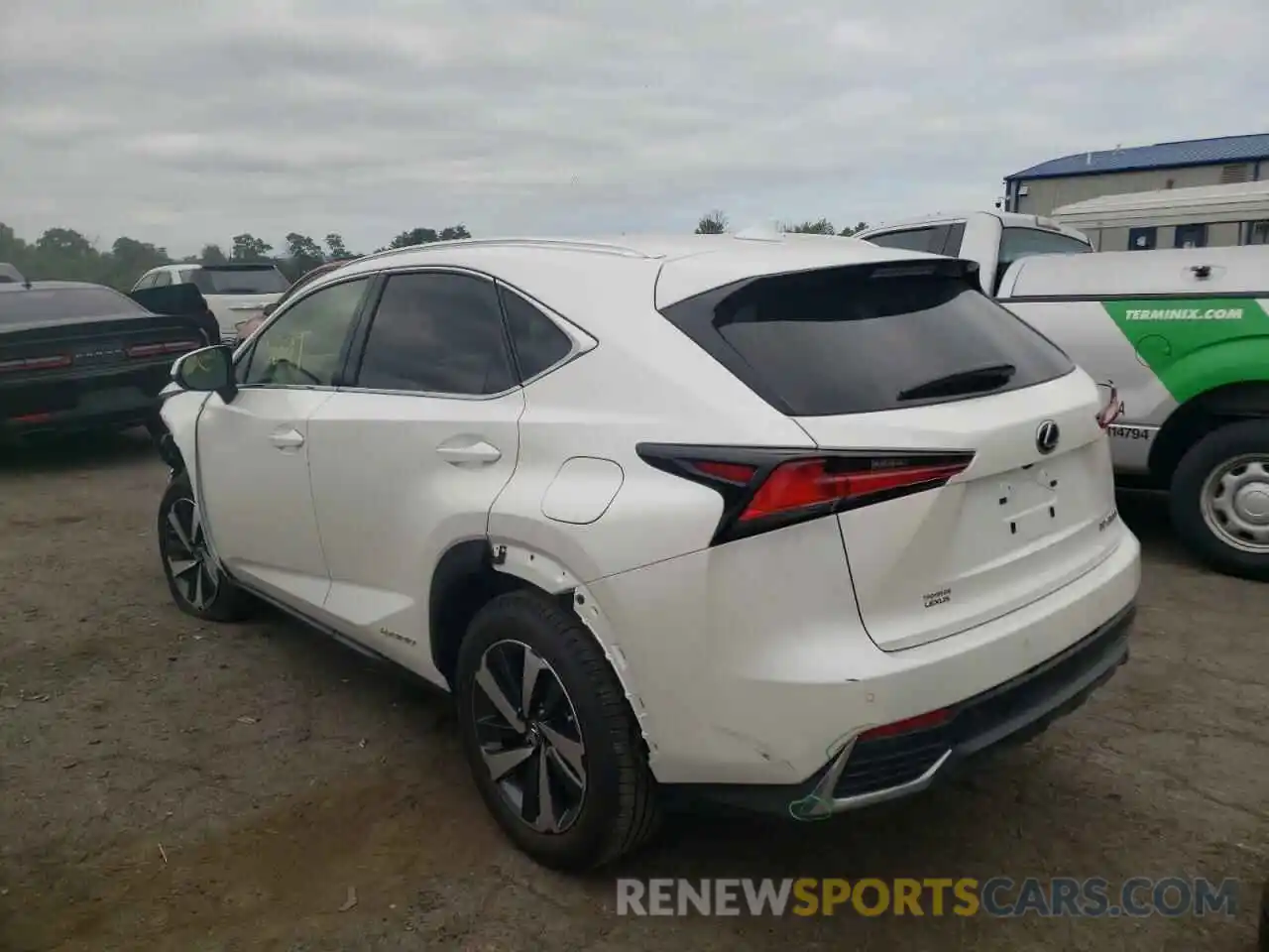 3 Photograph of a damaged car JTJGJRDZ7L5001613 LEXUS NX 2020