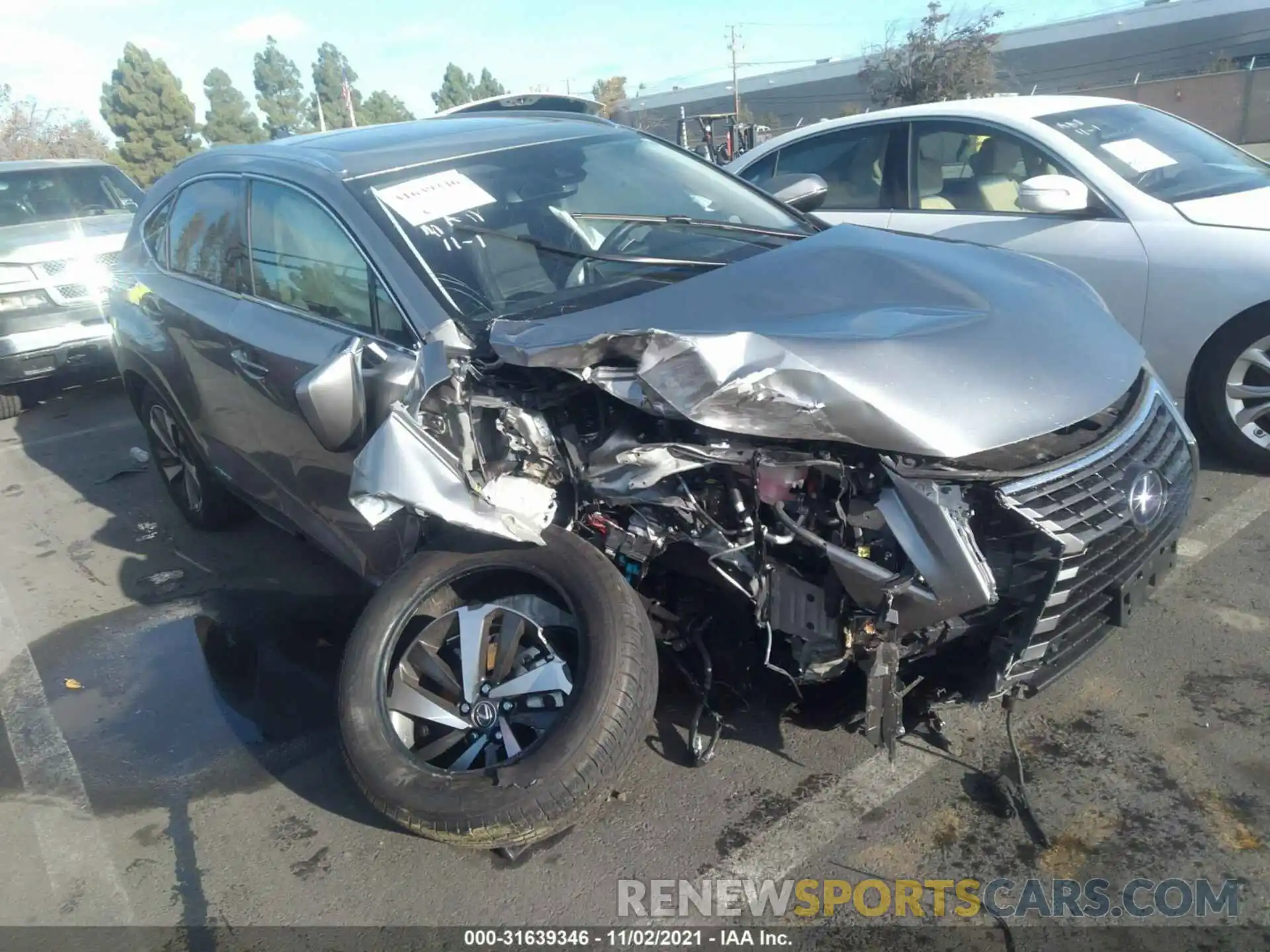 1 Photograph of a damaged car JTJGJRDZ7L5002258 LEXUS NX 2020