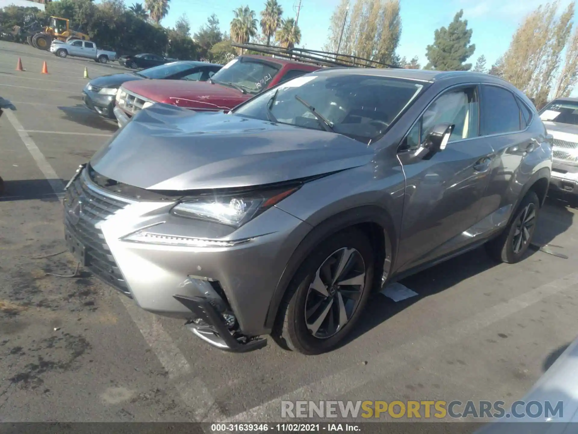 2 Photograph of a damaged car JTJGJRDZ7L5002258 LEXUS NX 2020