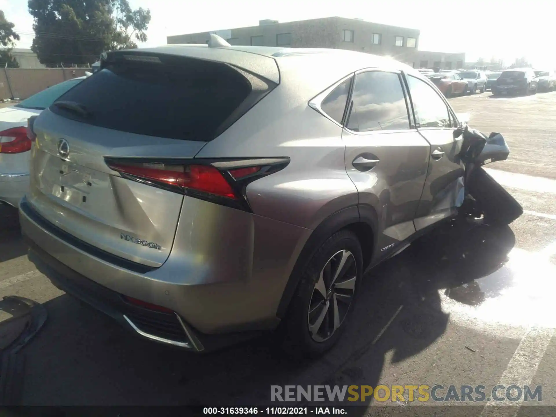 4 Photograph of a damaged car JTJGJRDZ7L5002258 LEXUS NX 2020