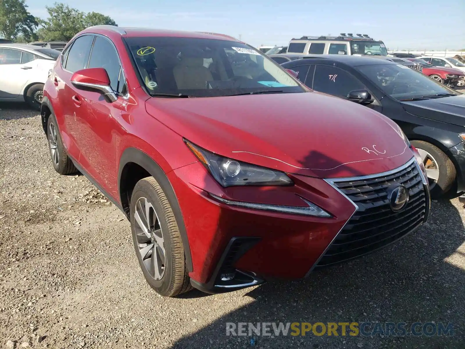 1 Фотография поврежденного автомобиля JTJGJRDZ7L5002499 LEXUS NX 2020