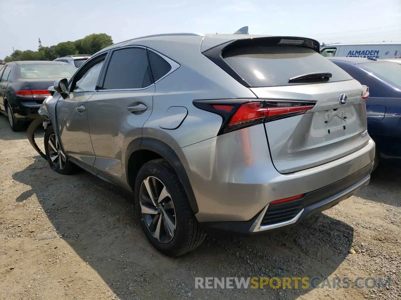 3 Фотография поврежденного автомобиля JTJGJRDZ8L2139744 LEXUS NX 2020