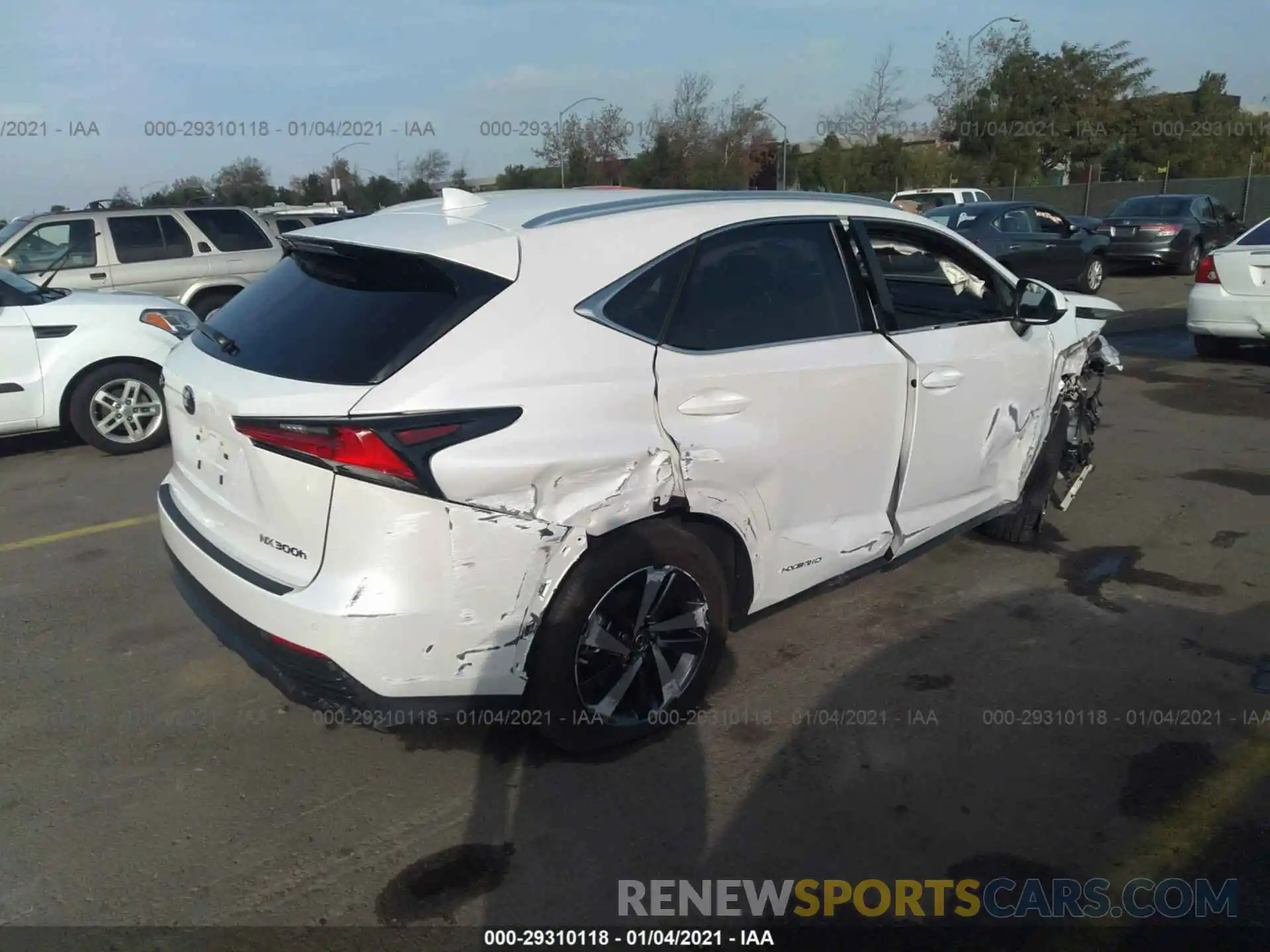 4 Photograph of a damaged car JTJGJRDZ8L5000518 LEXUS NX 2020