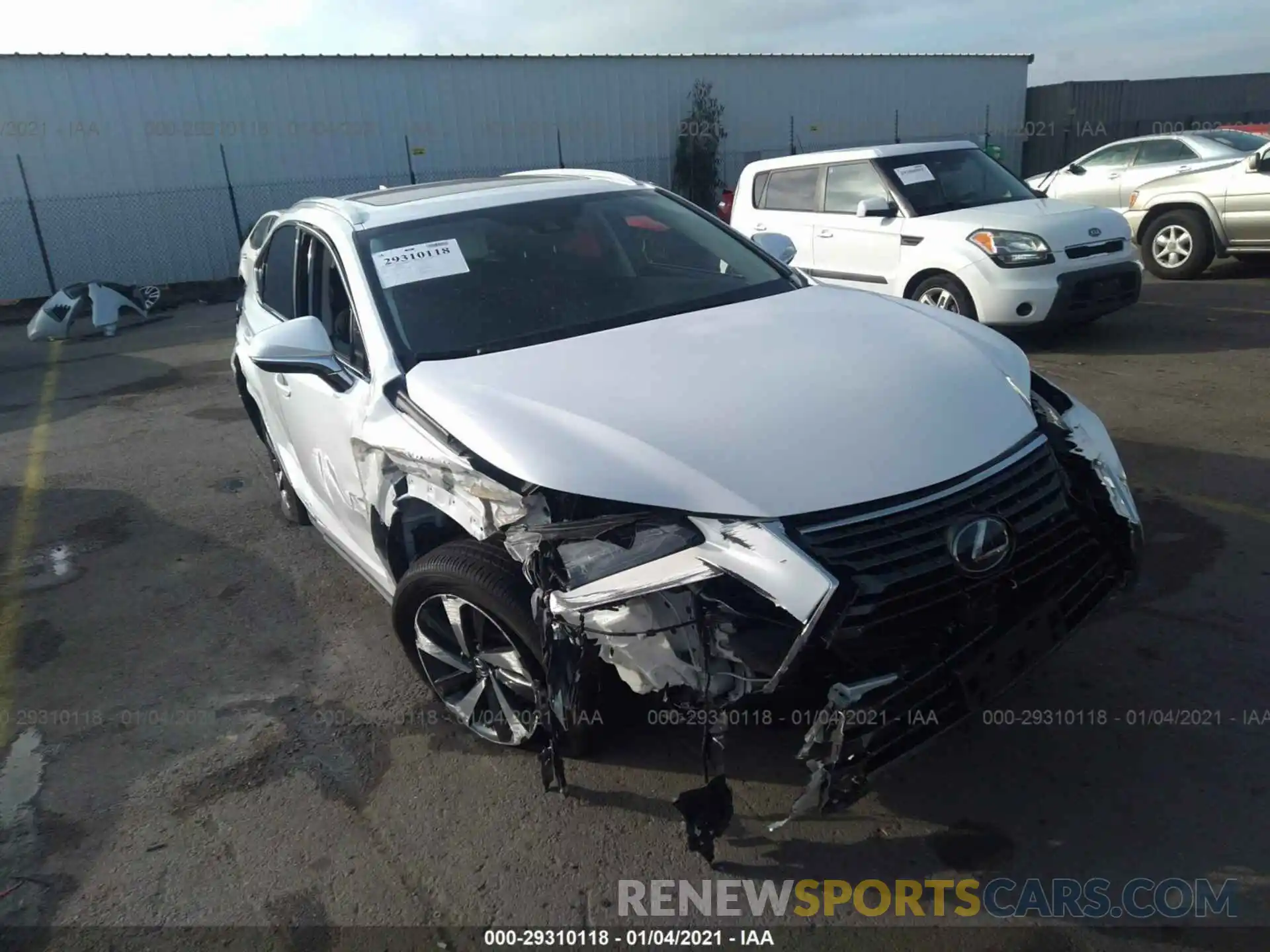 6 Фотография поврежденного автомобиля JTJGJRDZ8L5000518 LEXUS NX 2020