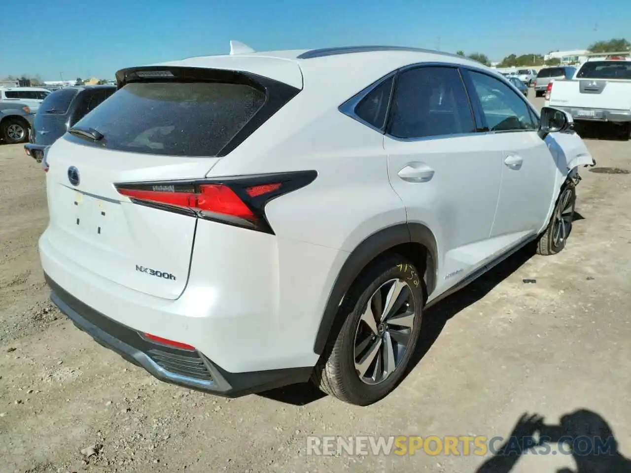 4 Фотография поврежденного автомобиля JTJGJRDZ8L5002561 LEXUS NX 2020