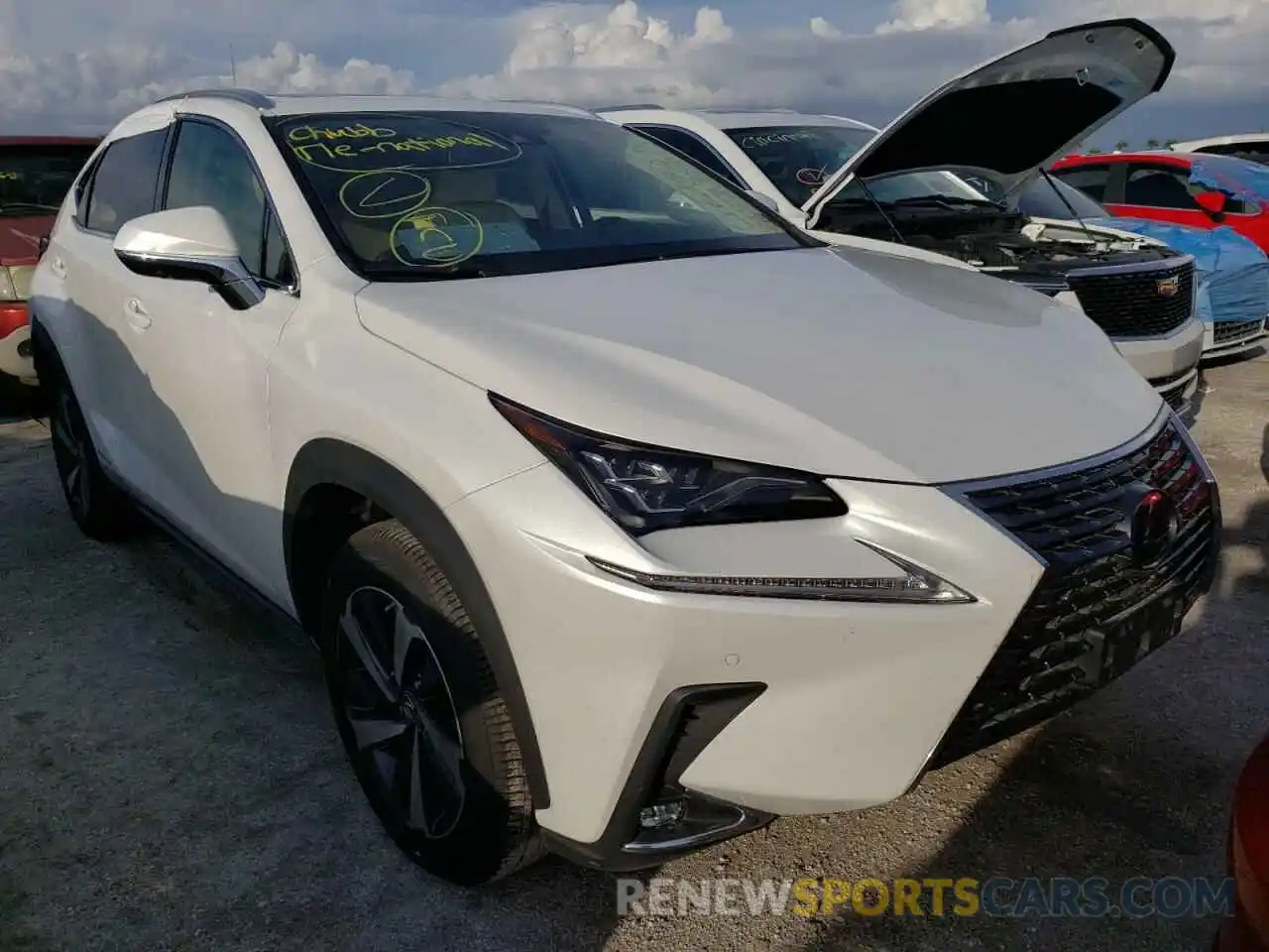 1 Photograph of a damaged car JTJGJRDZ8L5005122 LEXUS NX 2020