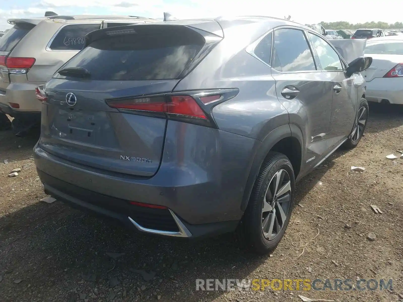 4 Фотография поврежденного автомобиля JTJGJRDZ8L5006027 LEXUS NX 2020