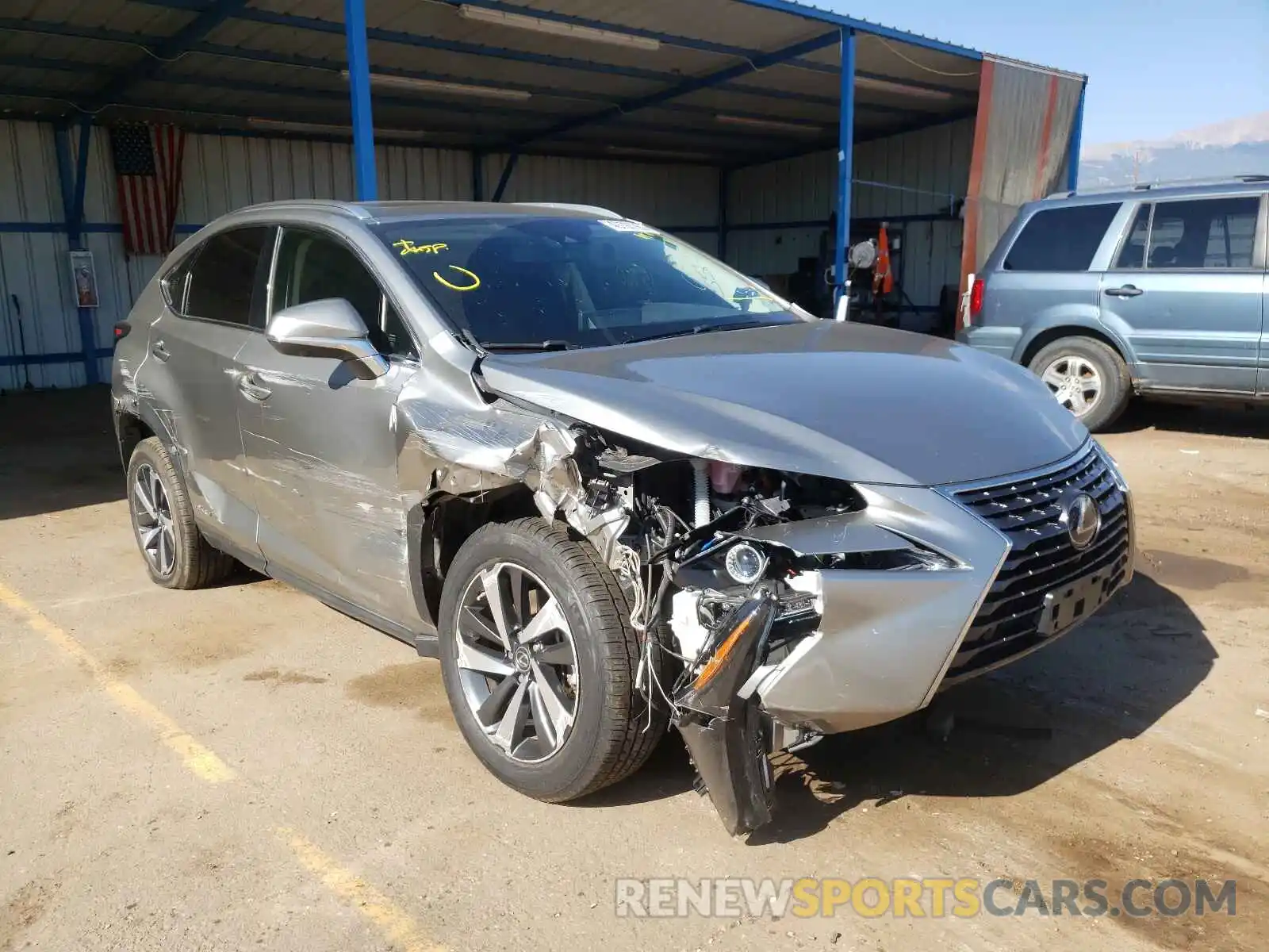 1 Photograph of a damaged car JTJGJRDZ9L2126288 LEXUS NX 2020