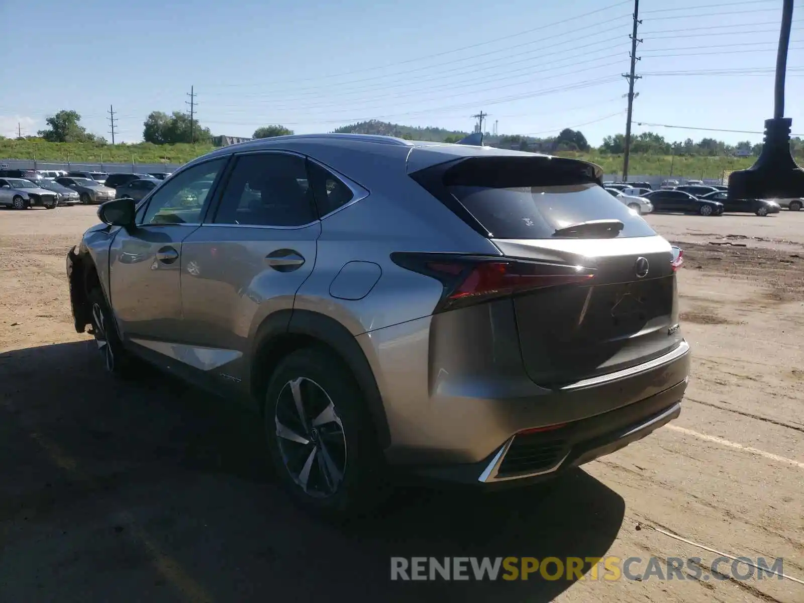 3 Фотография поврежденного автомобиля JTJGJRDZ9L2126288 LEXUS NX 2020