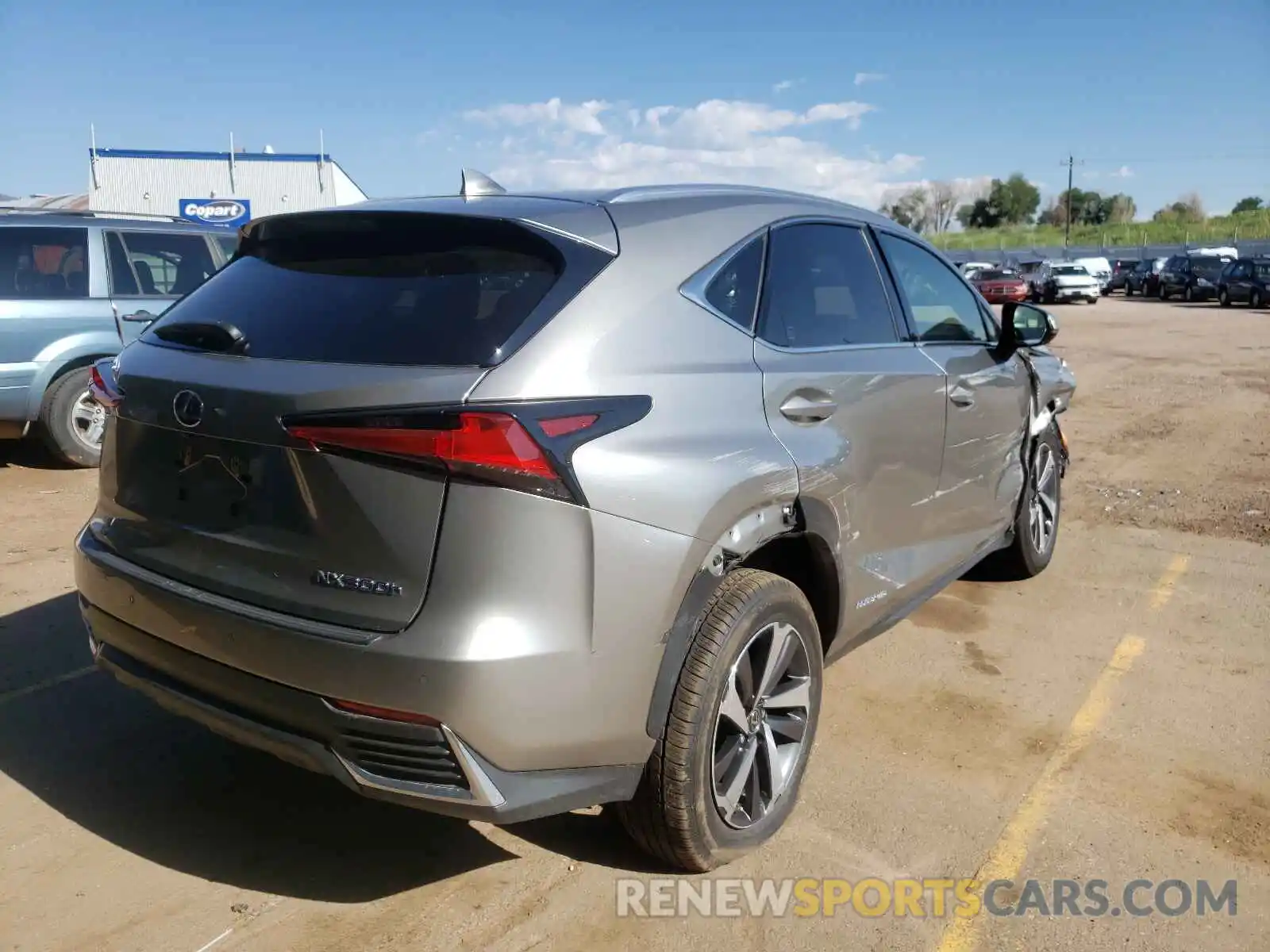 4 Photograph of a damaged car JTJGJRDZ9L2126288 LEXUS NX 2020