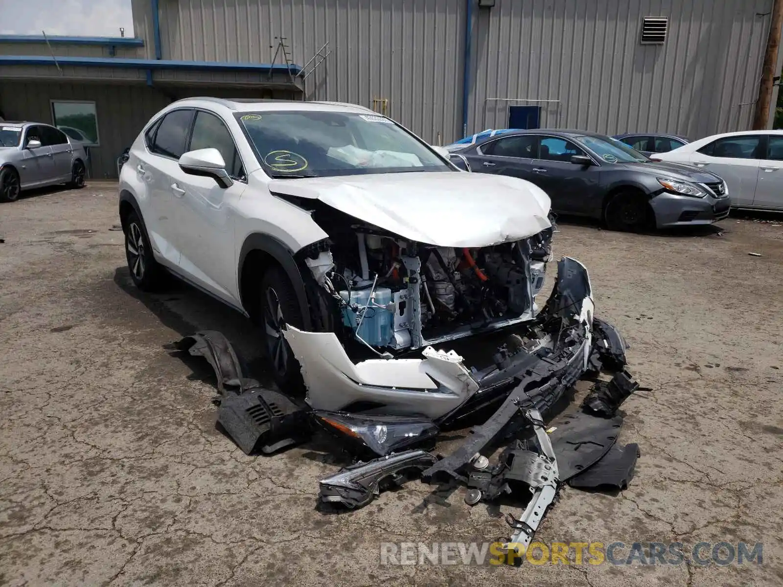 1 Photograph of a damaged car JTJGJRDZ9L2127943 LEXUS NX 2020