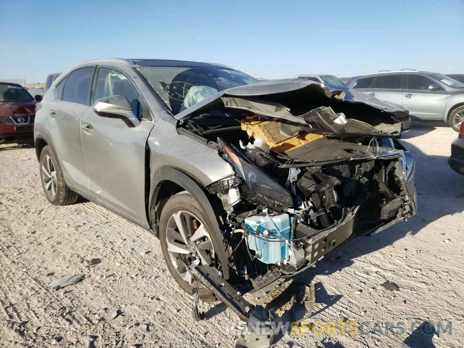 1 Photograph of a damaged car JTJGJRDZ9L2133578 LEXUS NX 2020