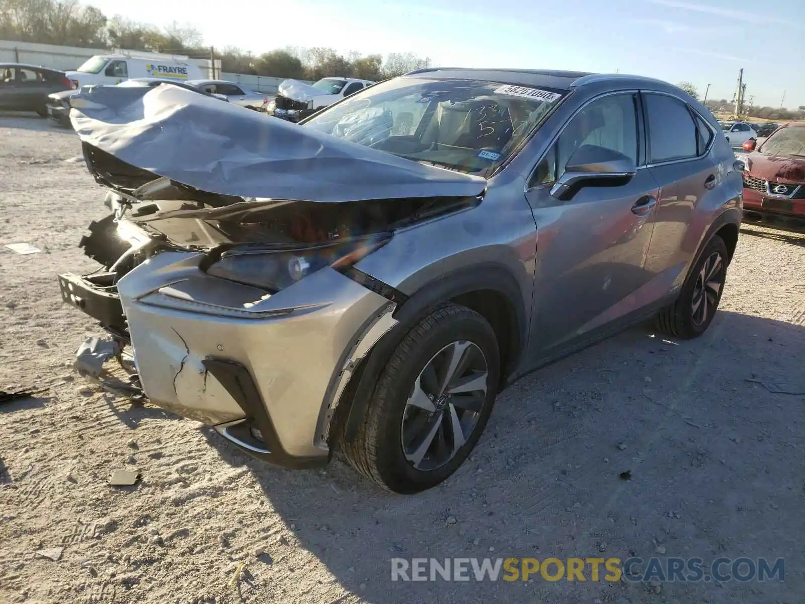 2 Photograph of a damaged car JTJGJRDZ9L2133578 LEXUS NX 2020