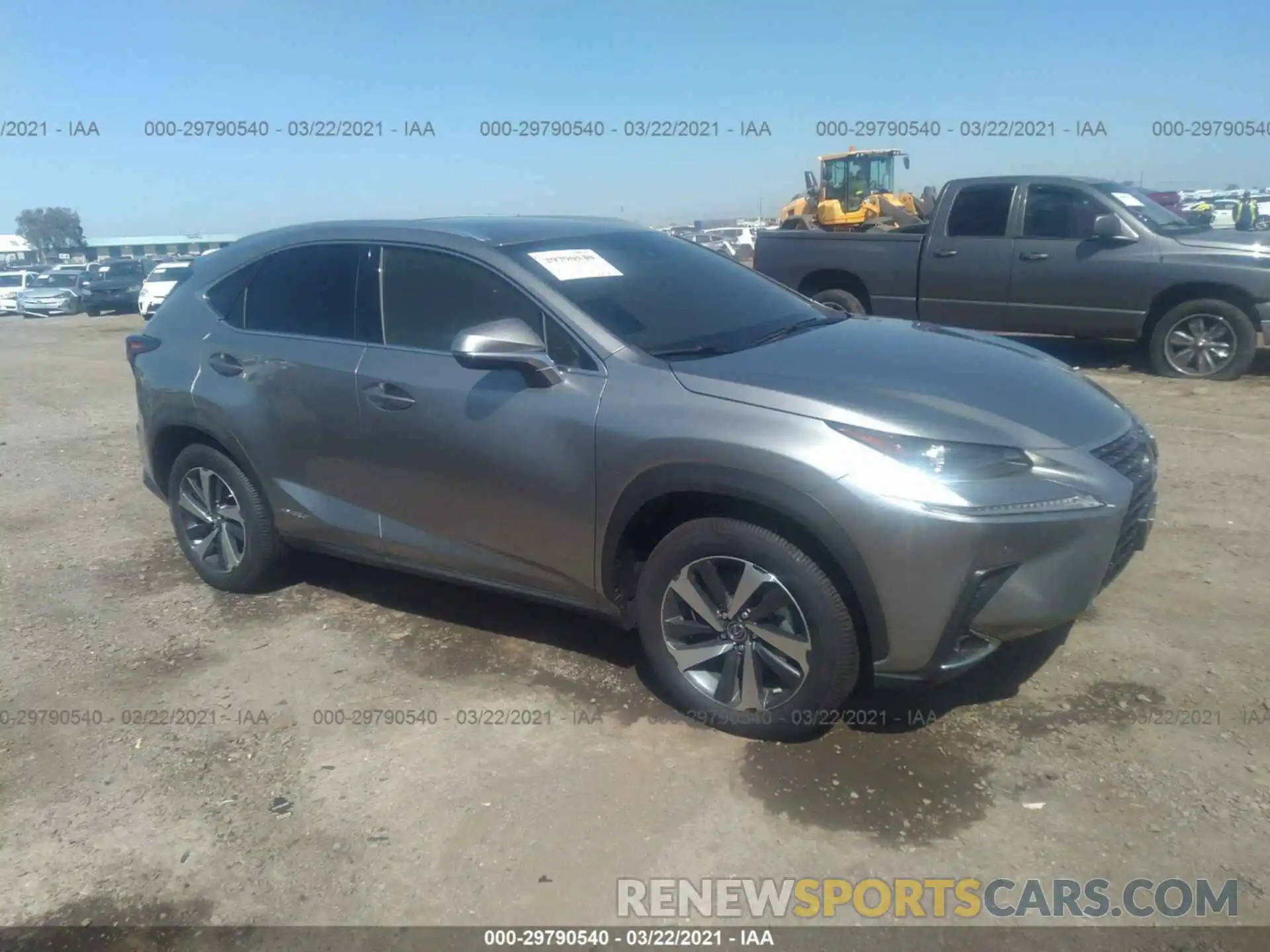 1 Photograph of a damaged car JTJGJRDZ9L2143642 LEXUS NX 2020