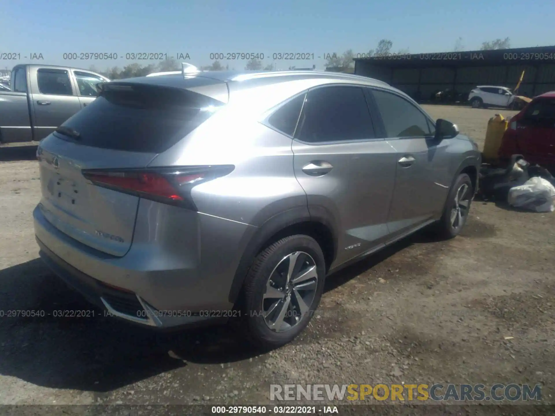 4 Photograph of a damaged car JTJGJRDZ9L2143642 LEXUS NX 2020