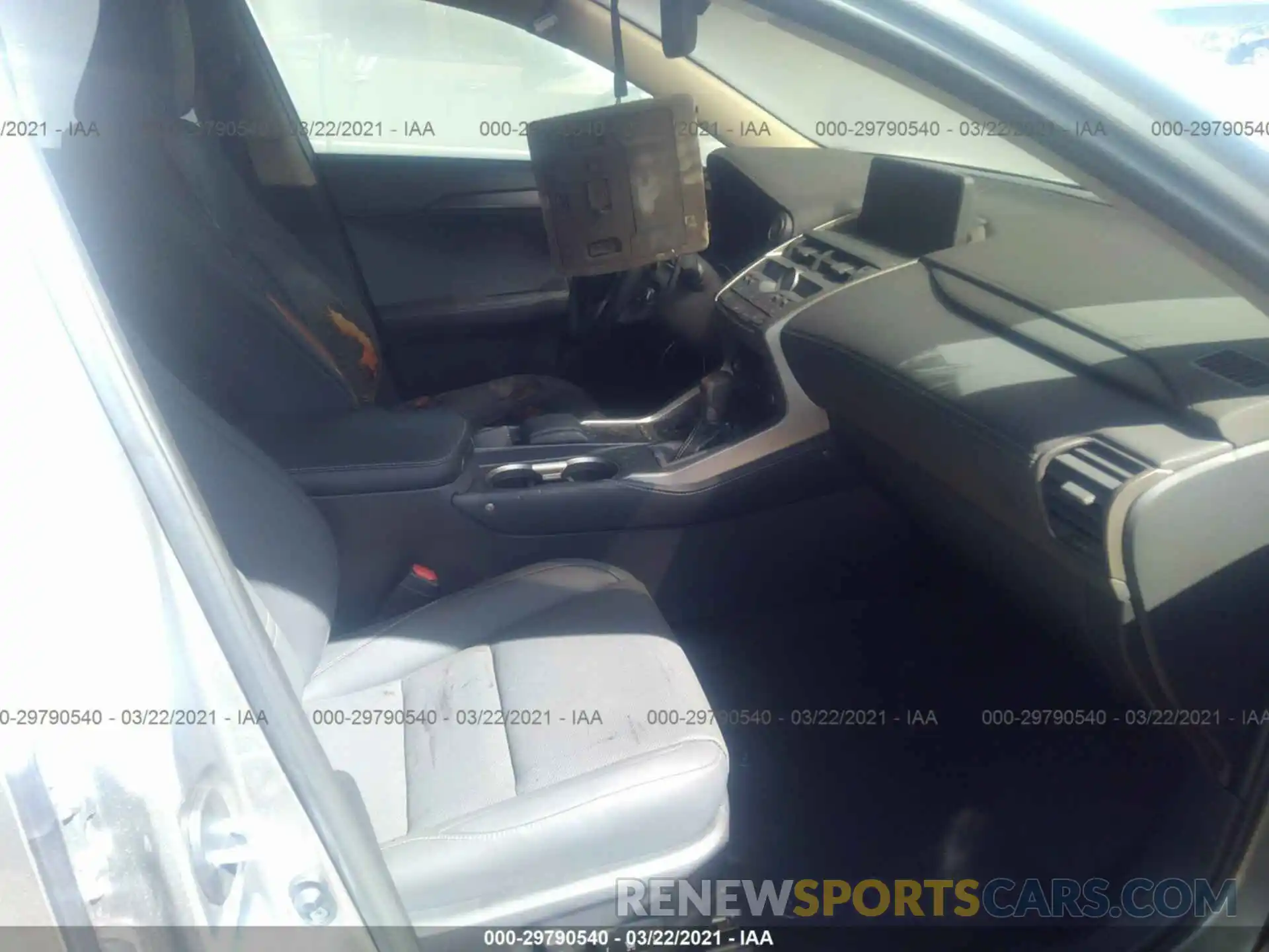 5 Photograph of a damaged car JTJGJRDZ9L2143642 LEXUS NX 2020