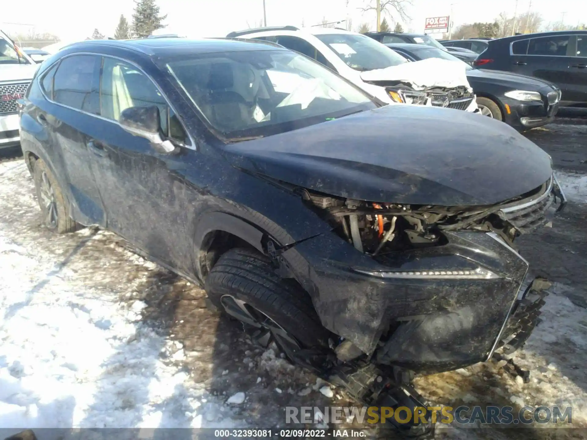 1 Photograph of a damaged car JTJGJRDZ9L2144130 LEXUS NX 2020