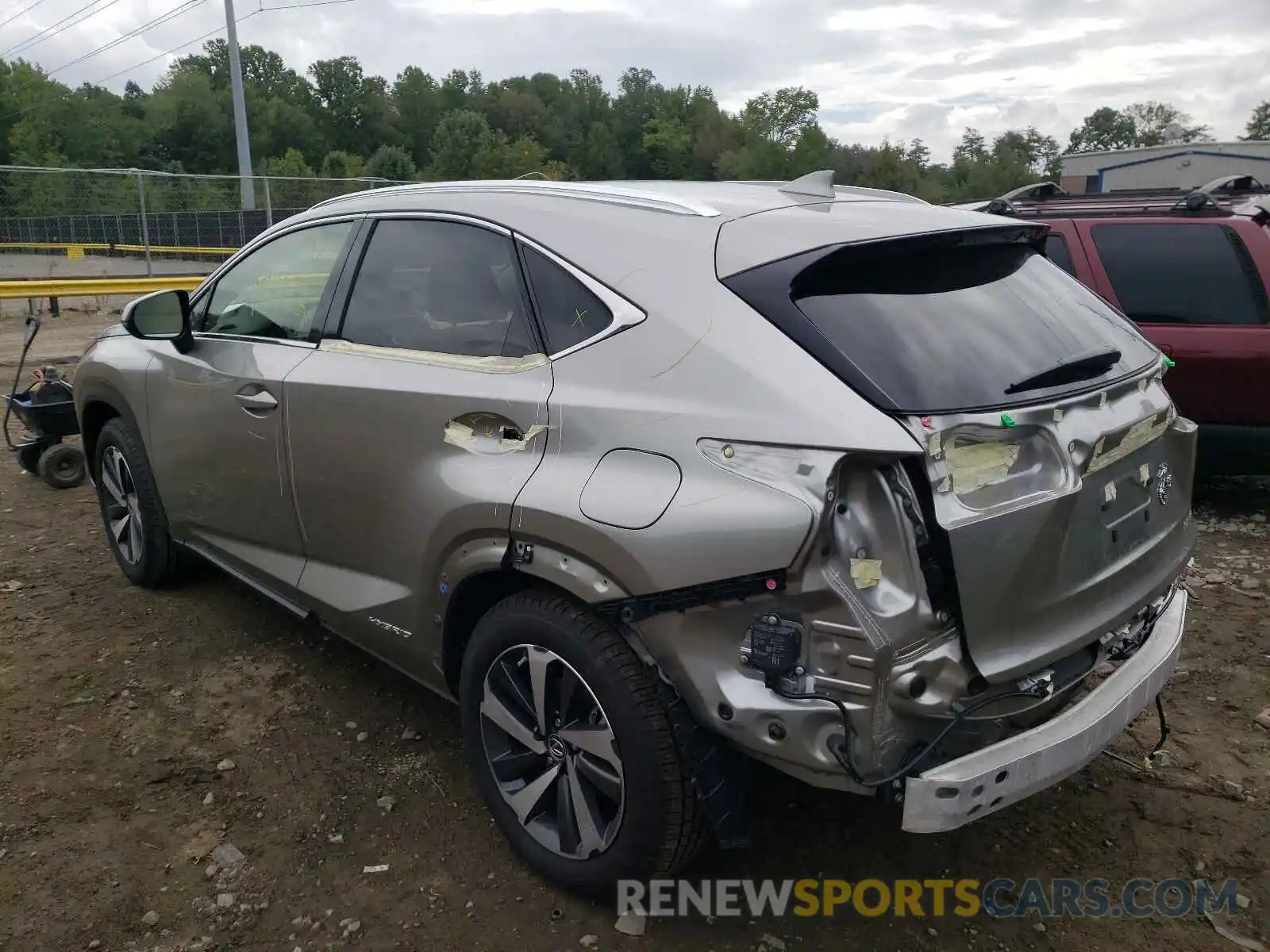 3 Photograph of a damaged car JTJGJRDZ9L5006845 LEXUS NX 2020