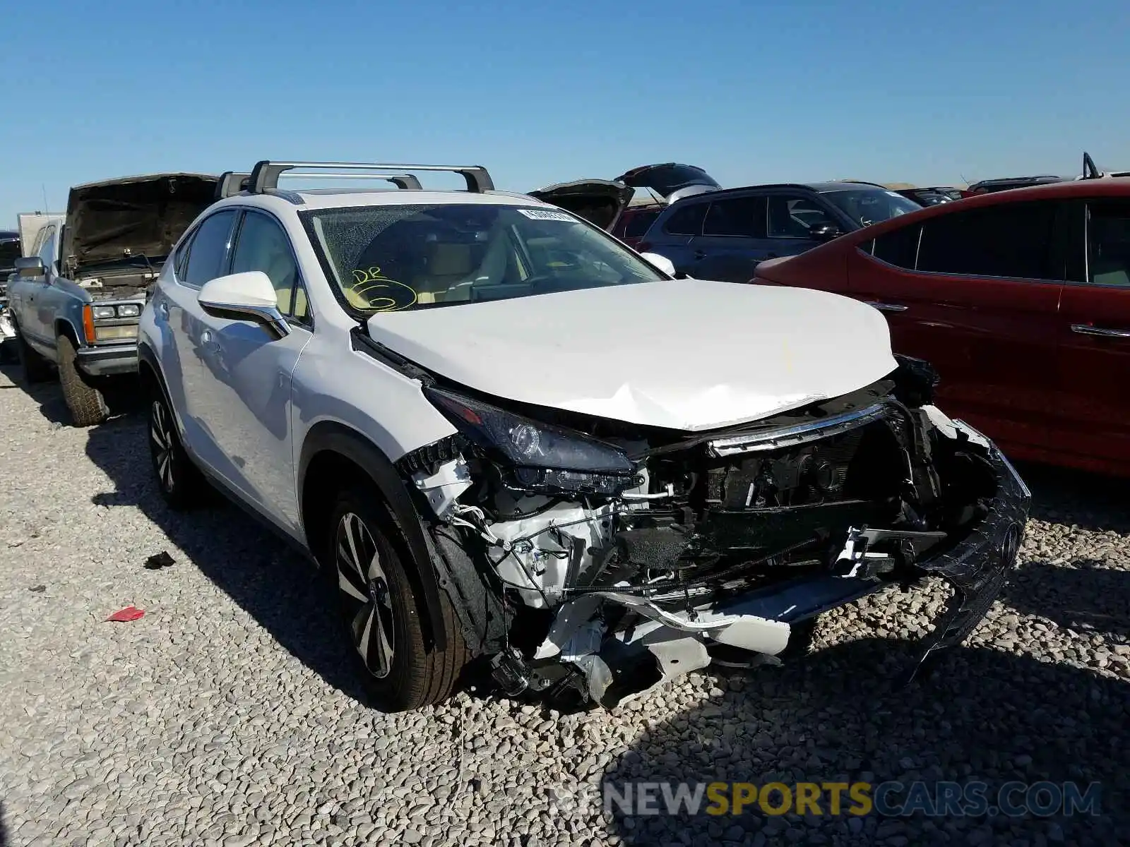 1 Photograph of a damaged car JTJGJRDZ9L5007333 LEXUS NX 2020