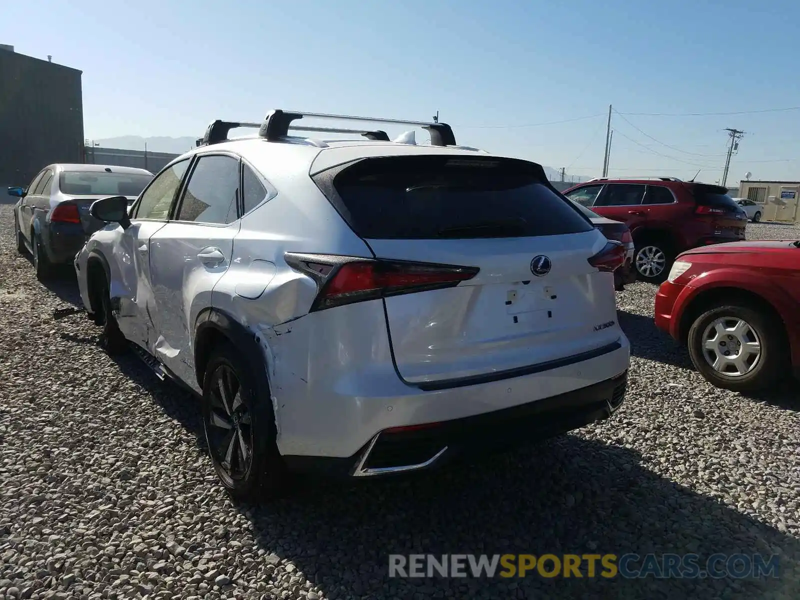 3 Photograph of a damaged car JTJGJRDZ9L5007333 LEXUS NX 2020