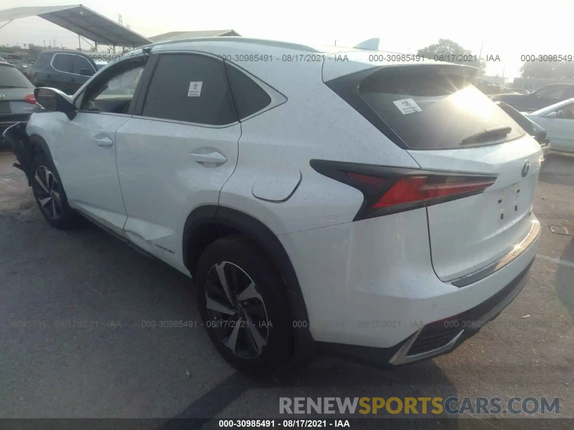 3 Фотография поврежденного автомобиля JTJGJRDZ9L5009549 LEXUS NX 2020