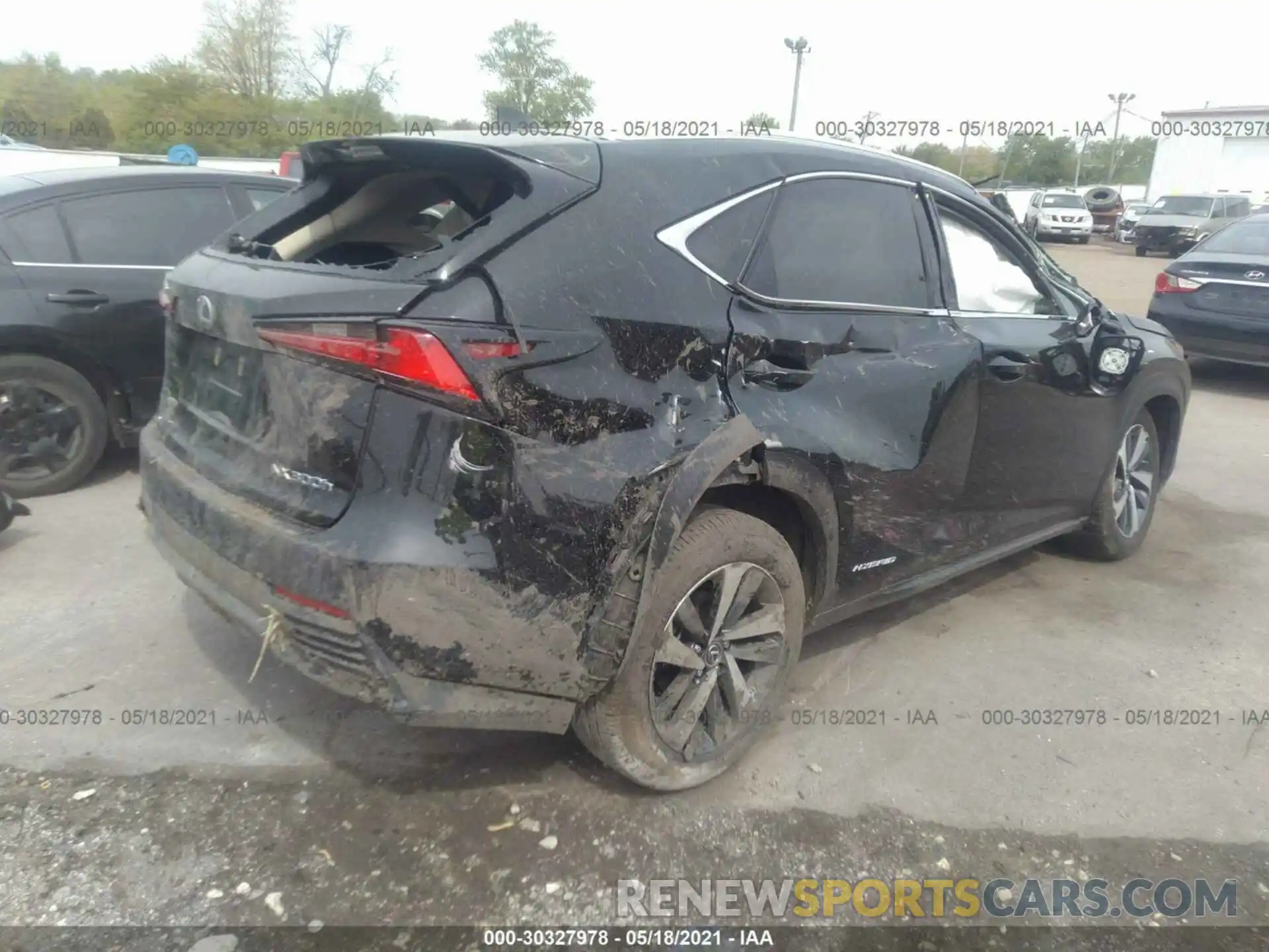 4 Photograph of a damaged car JTJGJRDZXL2128728 LEXUS NX 2020