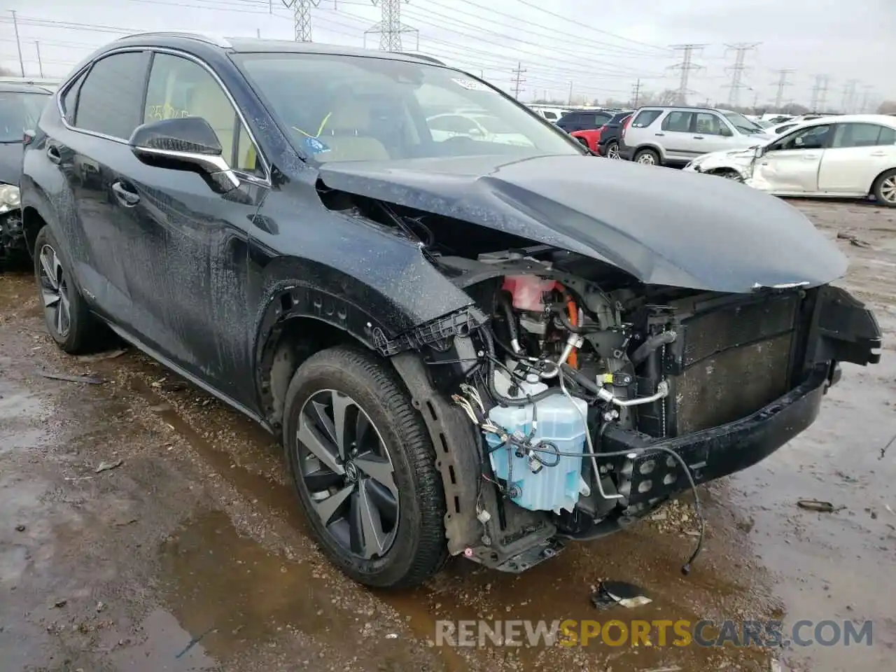 1 Photograph of a damaged car JTJGJRDZXL2130463 LEXUS NX 2020