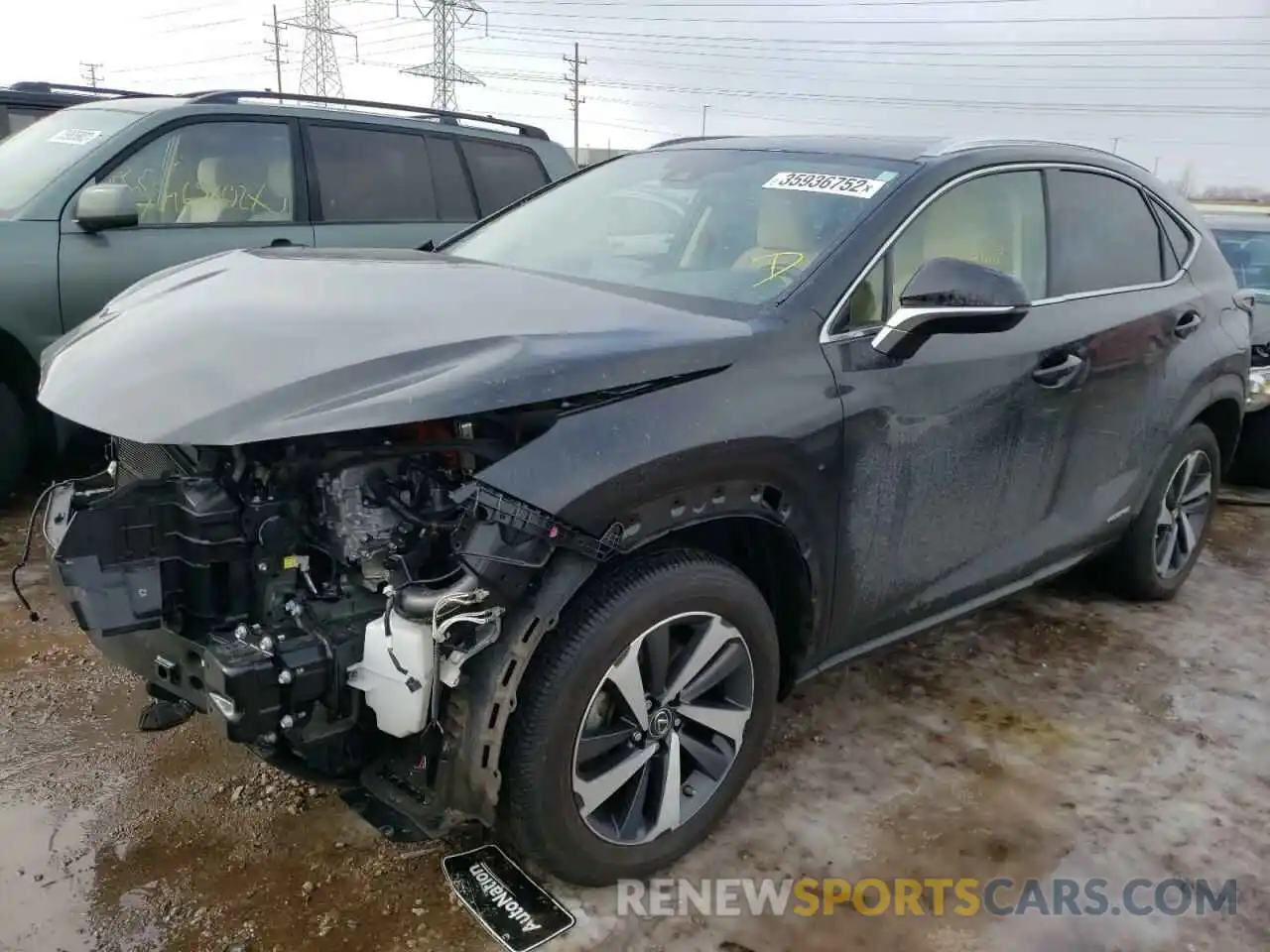 2 Фотография поврежденного автомобиля JTJGJRDZXL2130463 LEXUS NX 2020