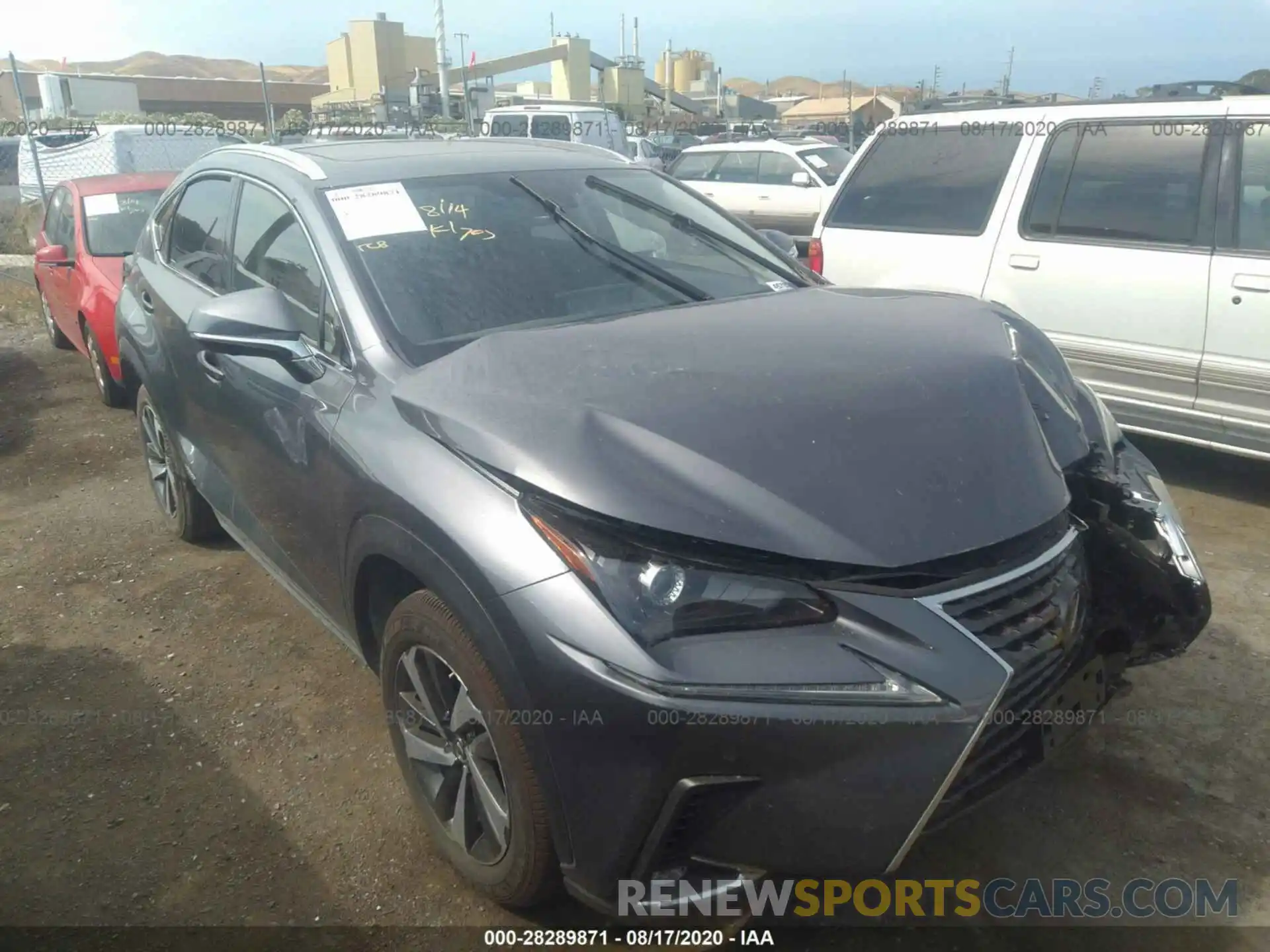 1 Photograph of a damaged car JTJGJRDZXL2141365 LEXUS NX 2020