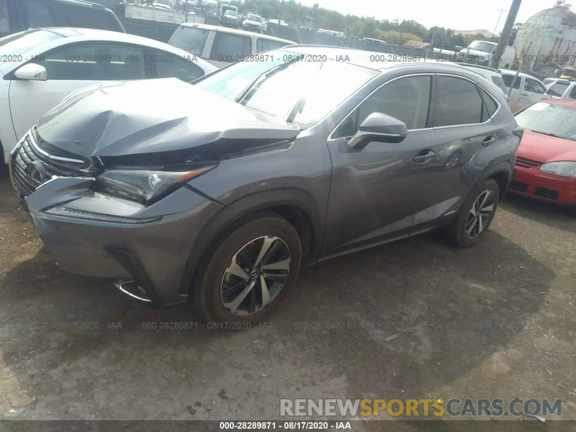 2 Photograph of a damaged car JTJGJRDZXL2141365 LEXUS NX 2020