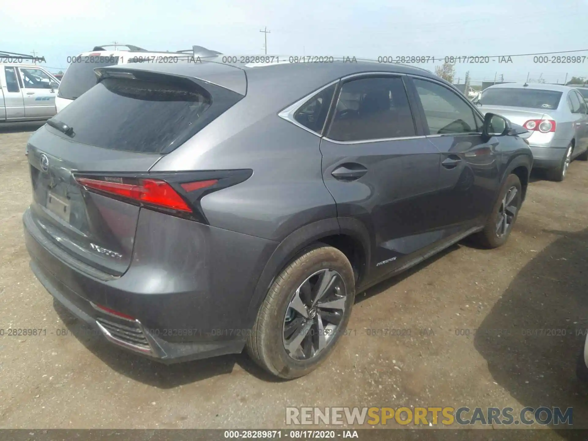 4 Photograph of a damaged car JTJGJRDZXL2141365 LEXUS NX 2020