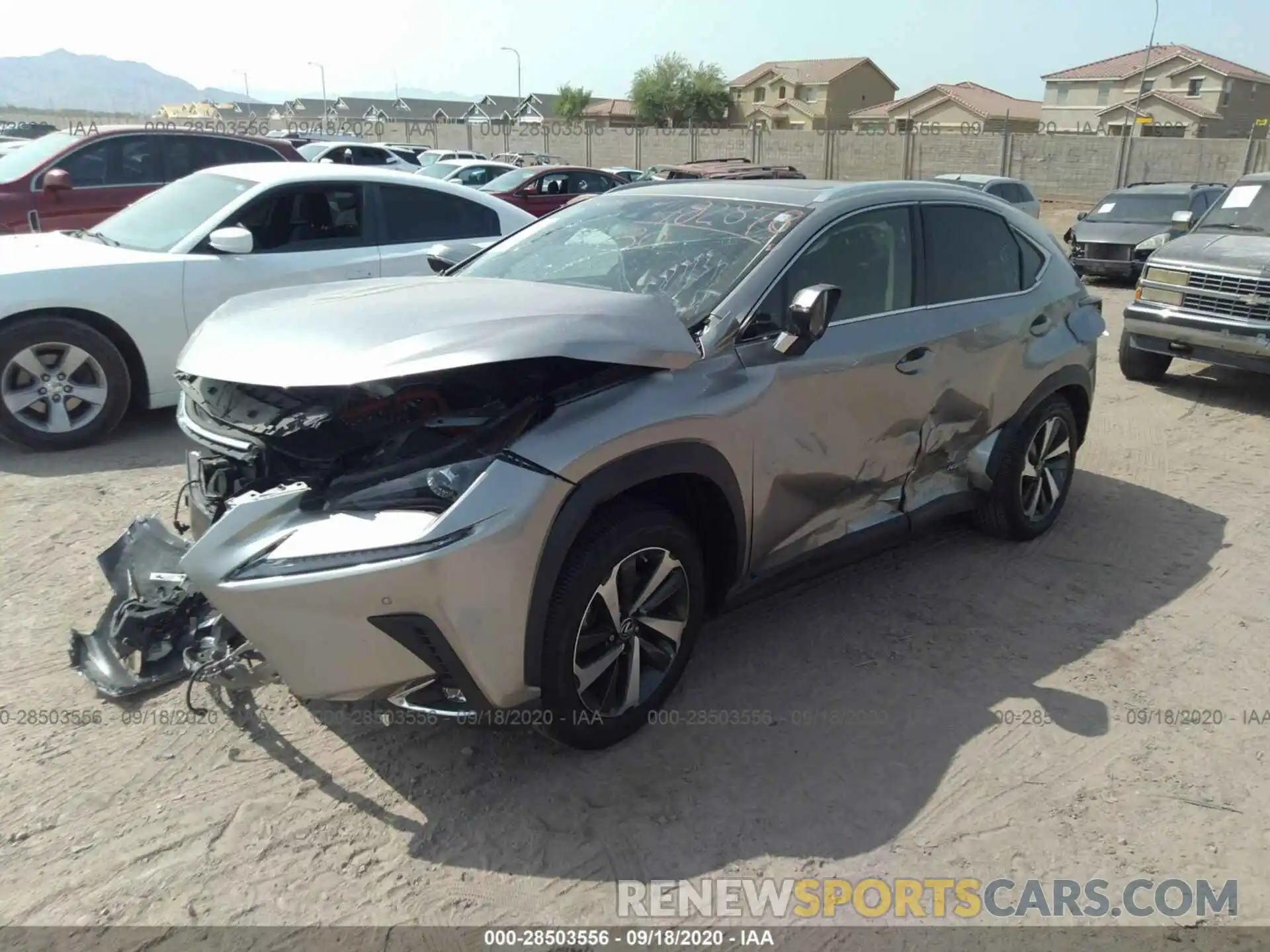 2 Photograph of a damaged car JTJGJRDZXL5003629 LEXUS NX 2020