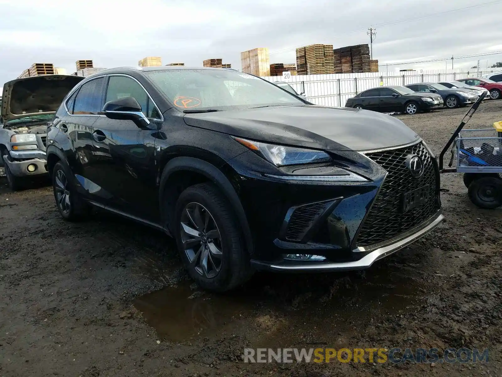 1 Photograph of a damaged car JTJJARBZ0L2158393 LEXUS NX 2020